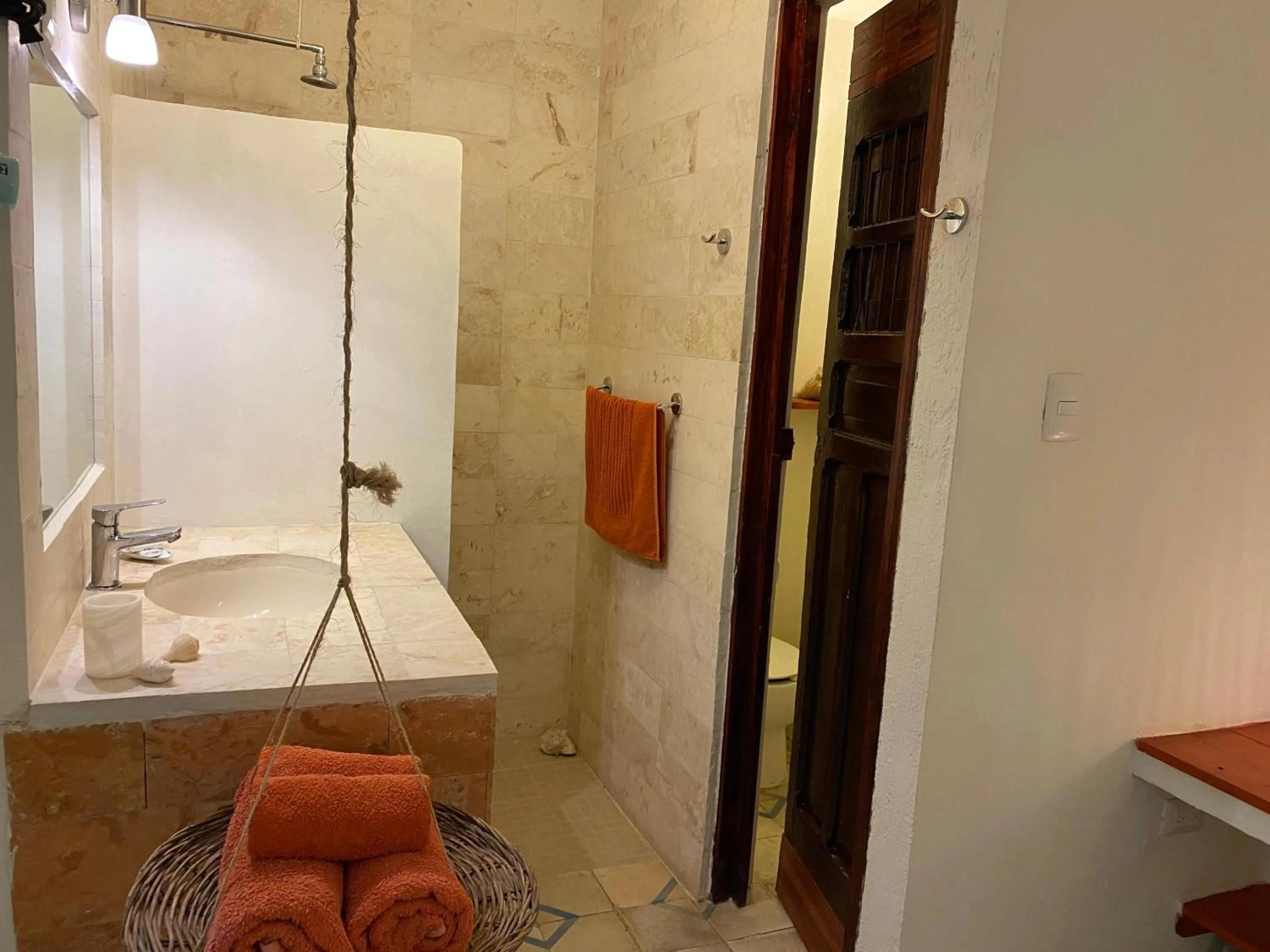 Shower in Hotel La Piazzetta