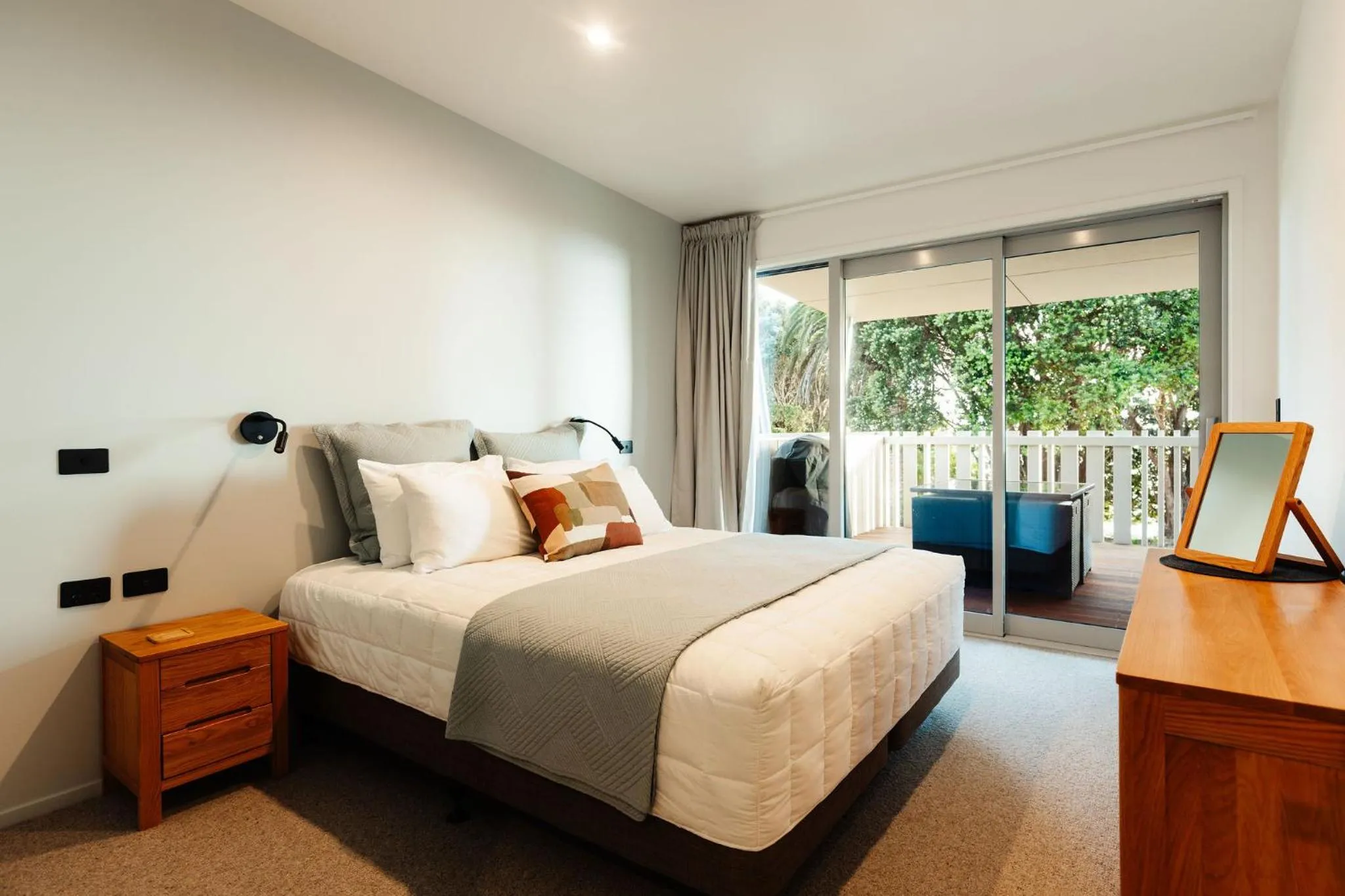 Bed in Golden Bay Holiday Park