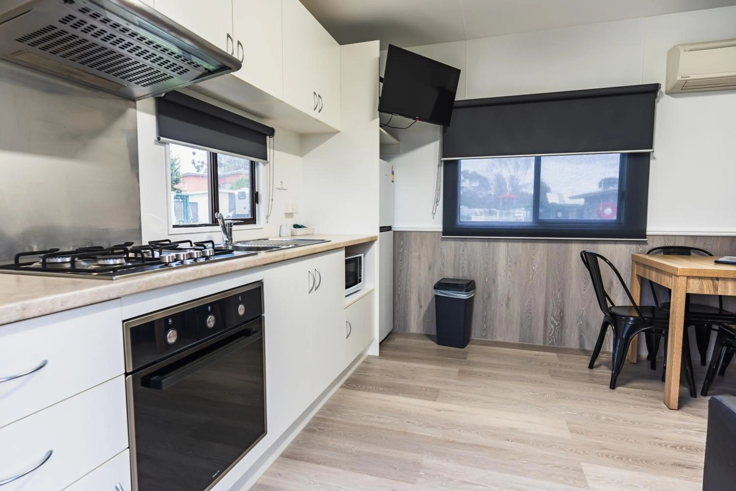 kitchen in BIG4 Tassie Getaway Park Ulverstone