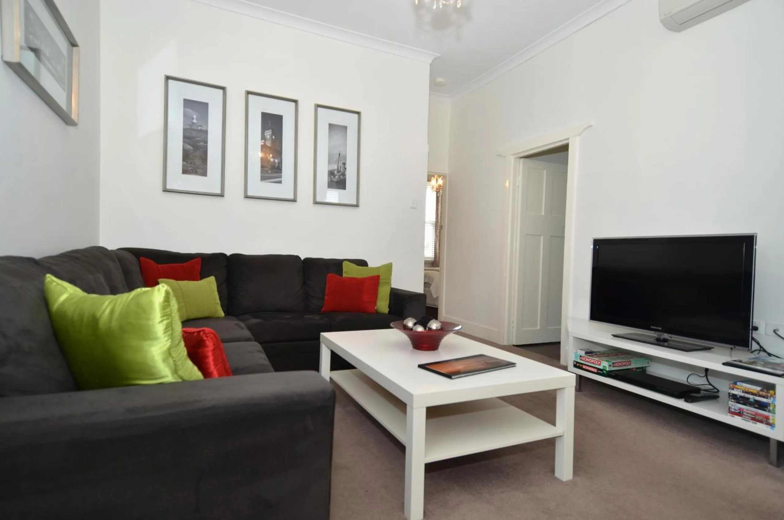 Living room in Albany Central Apartments