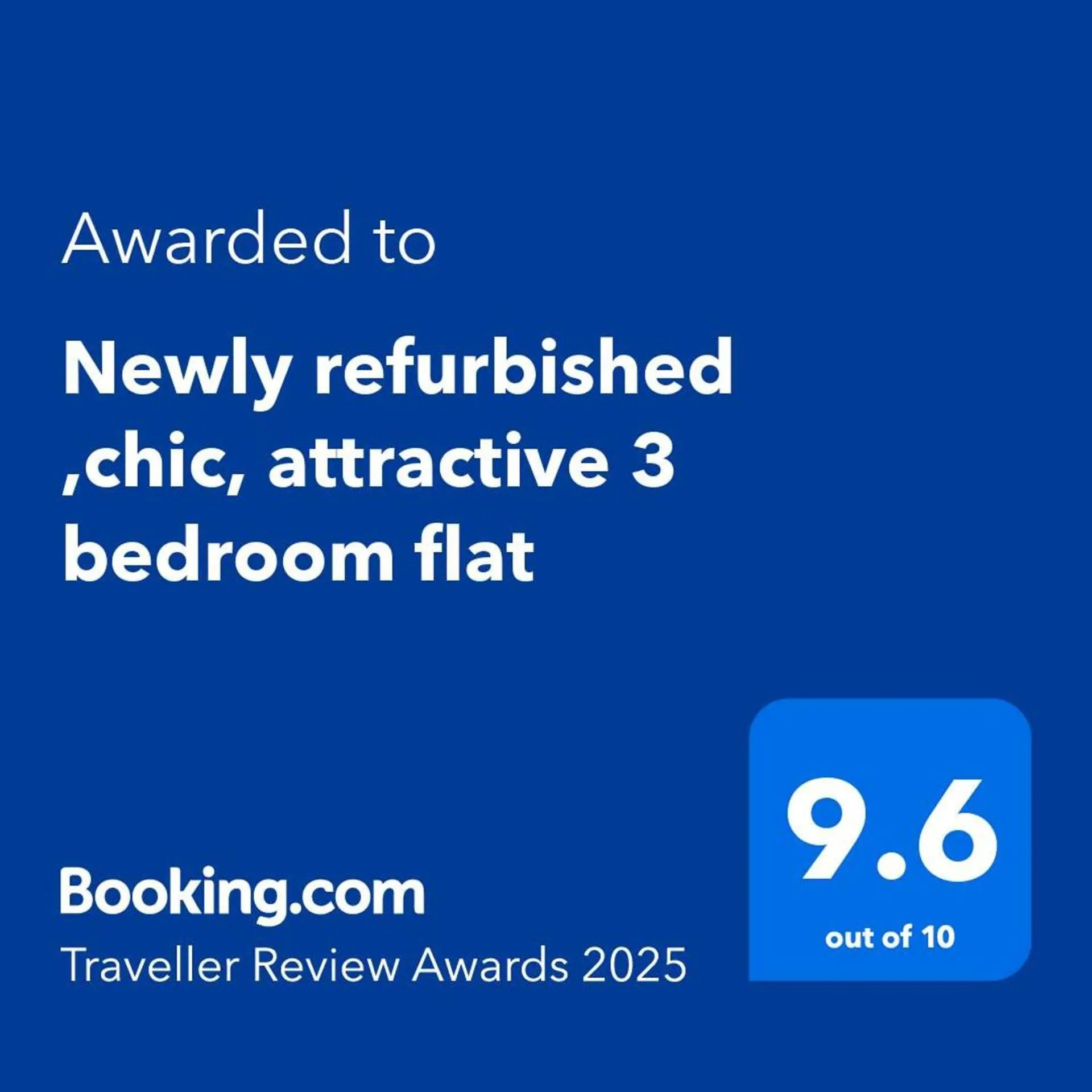 Clapham 3-Bed Flat Sleeps 6 with Free Parking