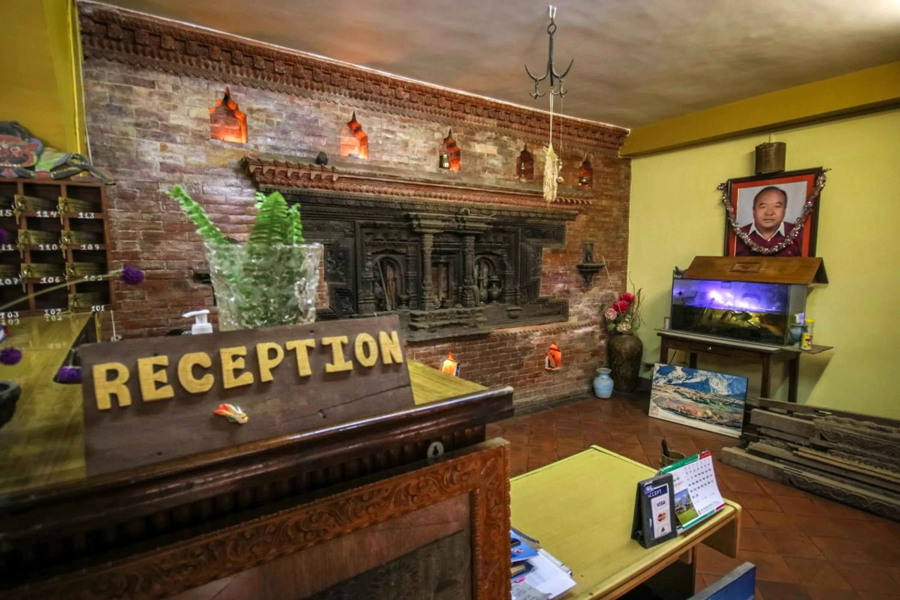 Lobby or reception in Golden Gate Guest House