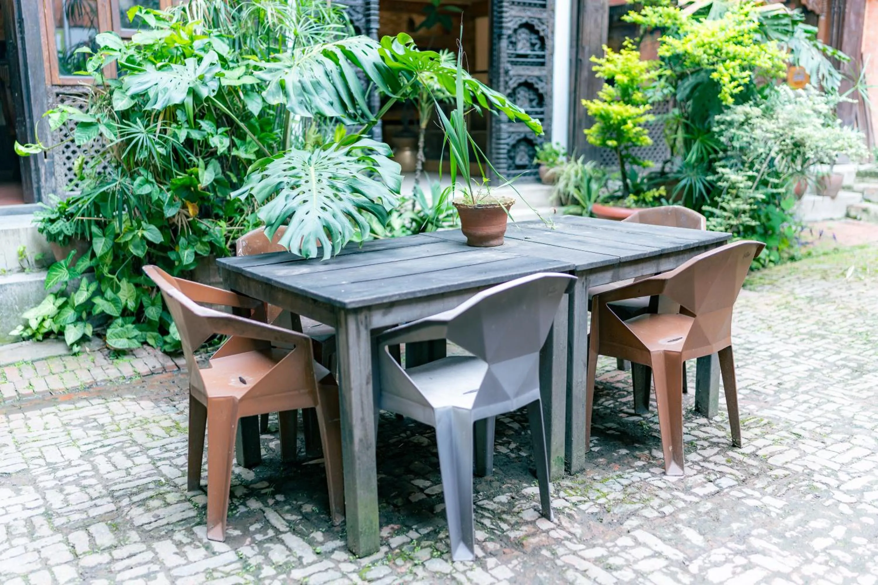 Patio in Golden Gate Guest House