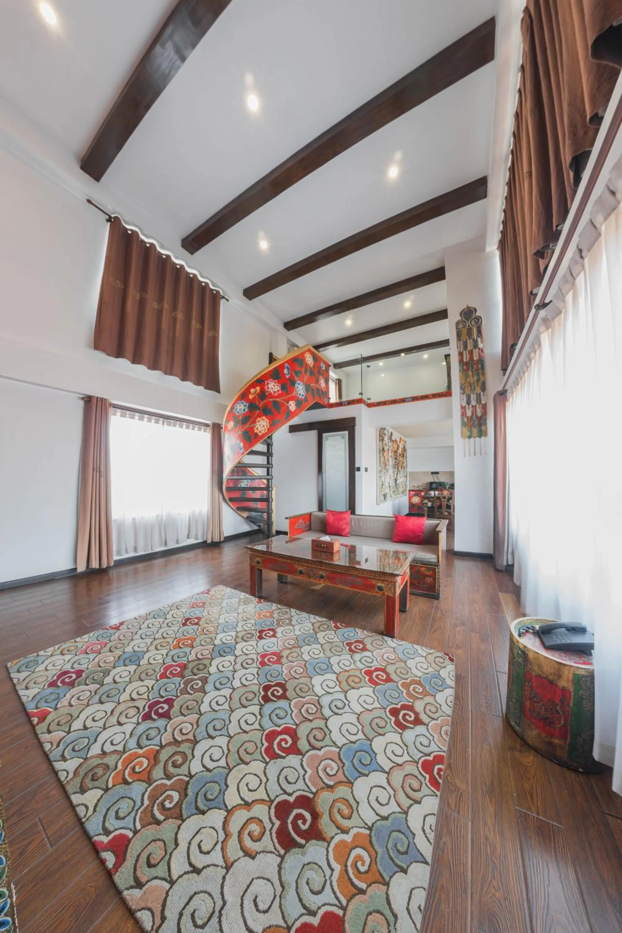 Kitchen or kitchenette in Dalai-La Boutique Hotel