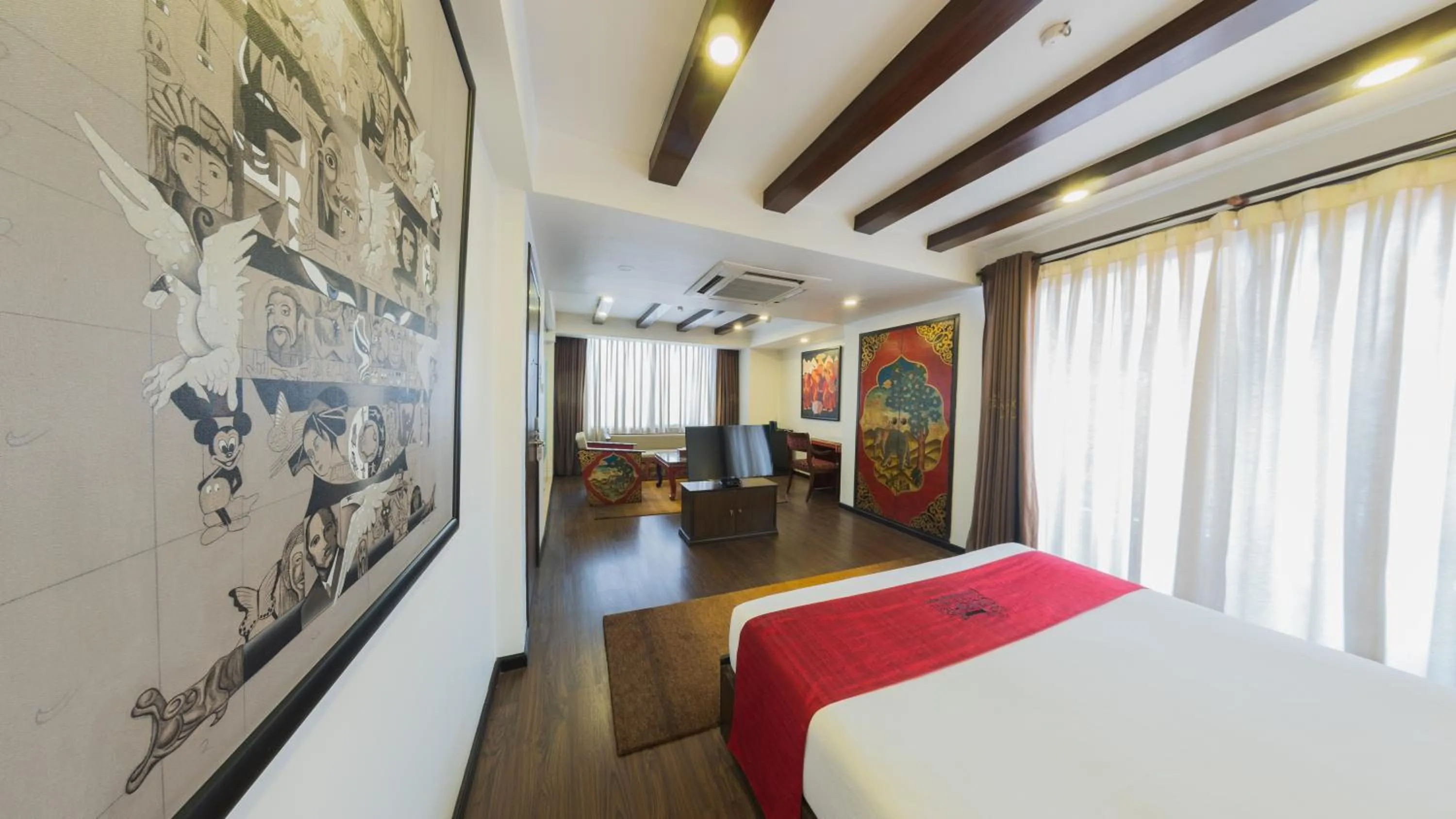 Bed in Dalai-La Boutique Hotel