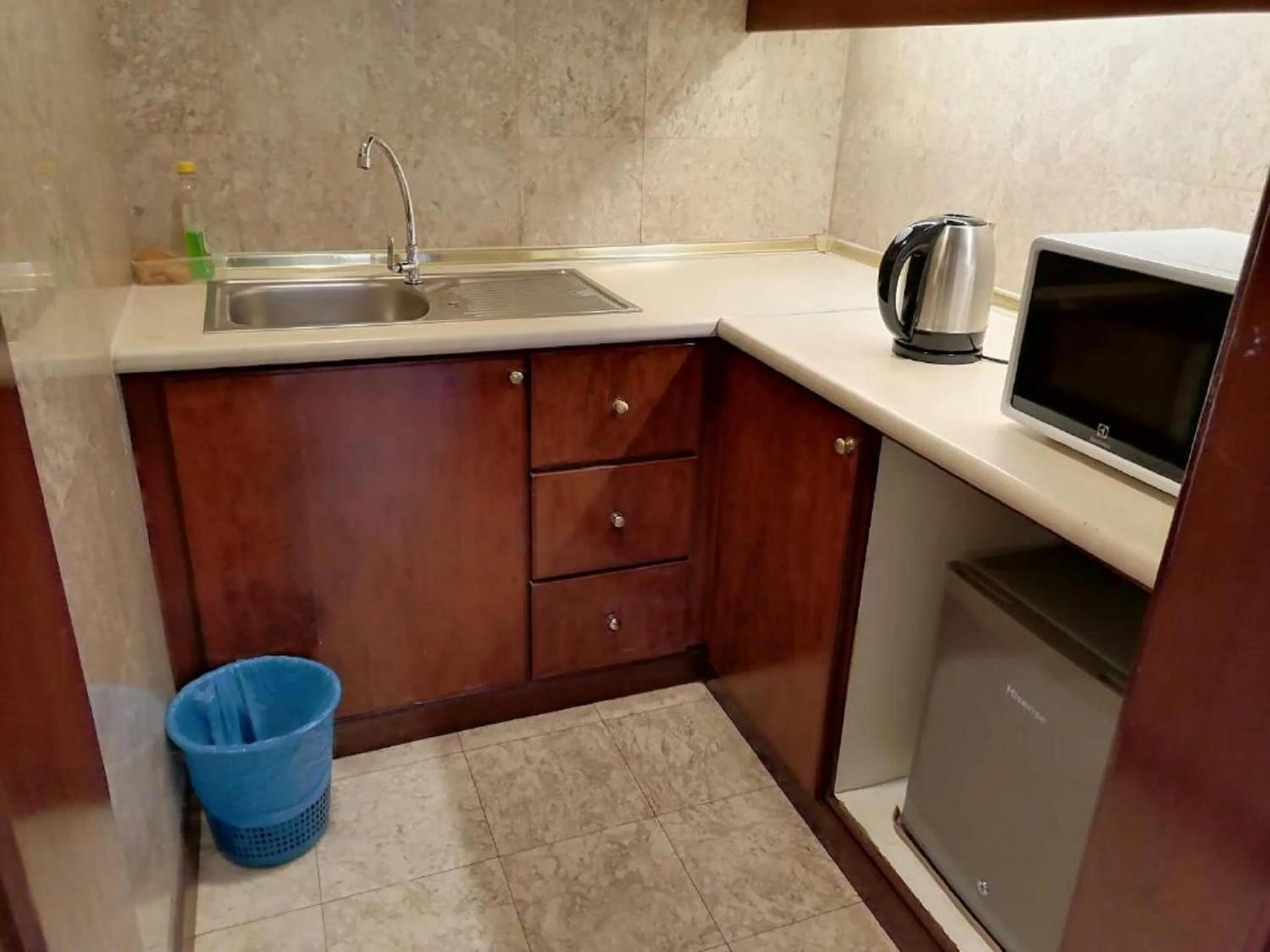 Kitchen or kitchenette in Kl urban suite times Square