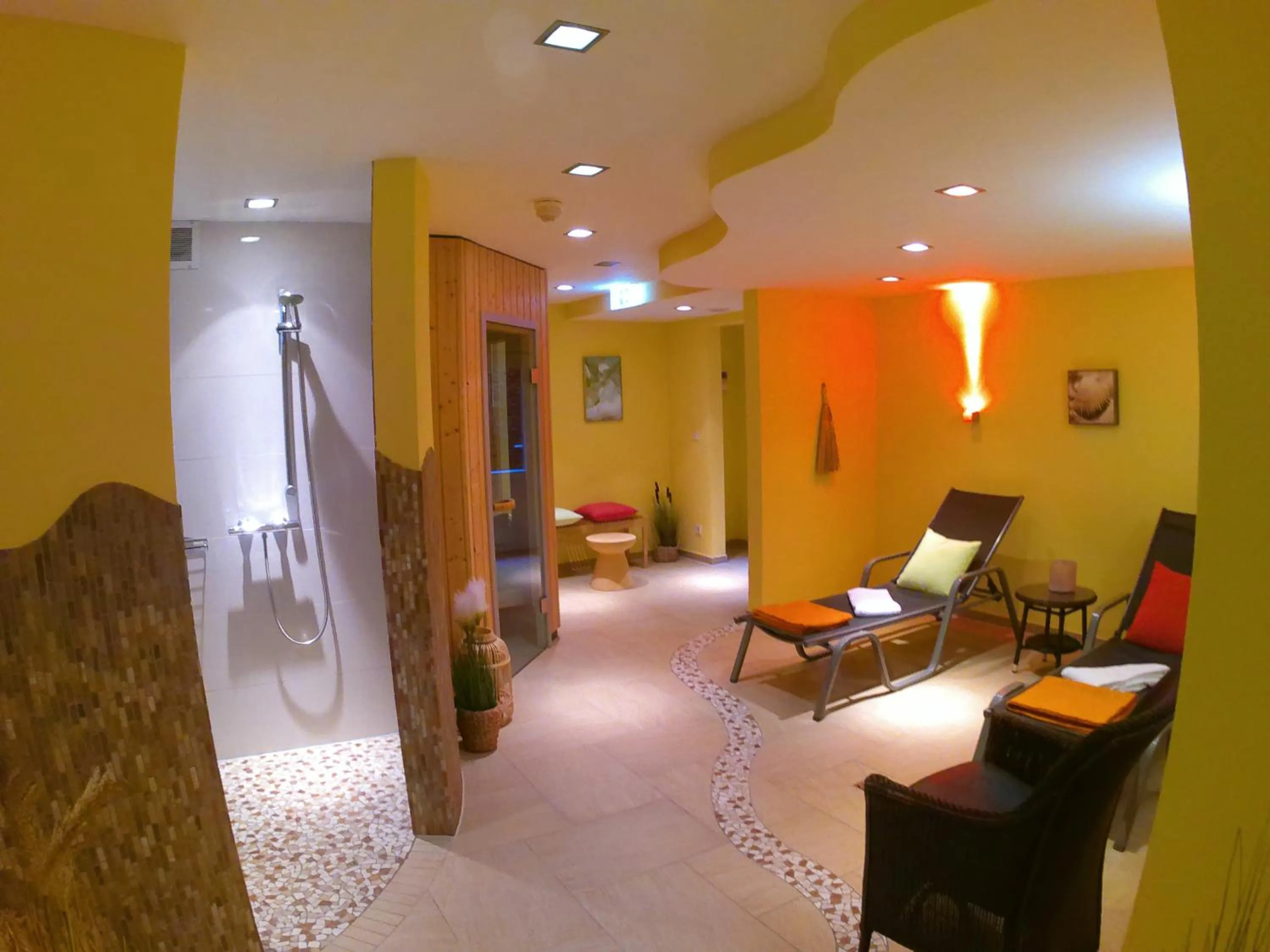 Sauna in Hotel am Fischerhafen