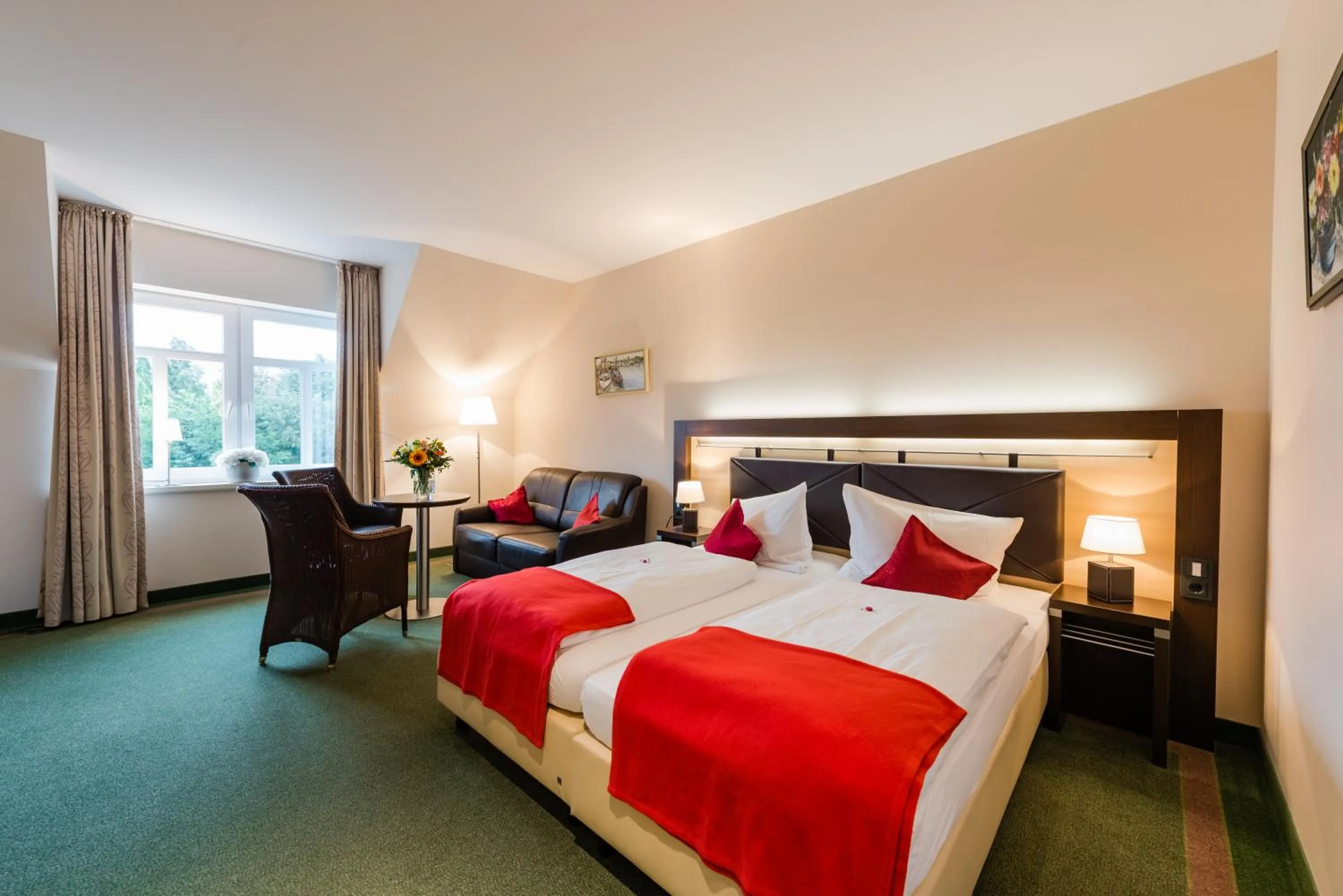 Bed in Hotel am Fischerhafen