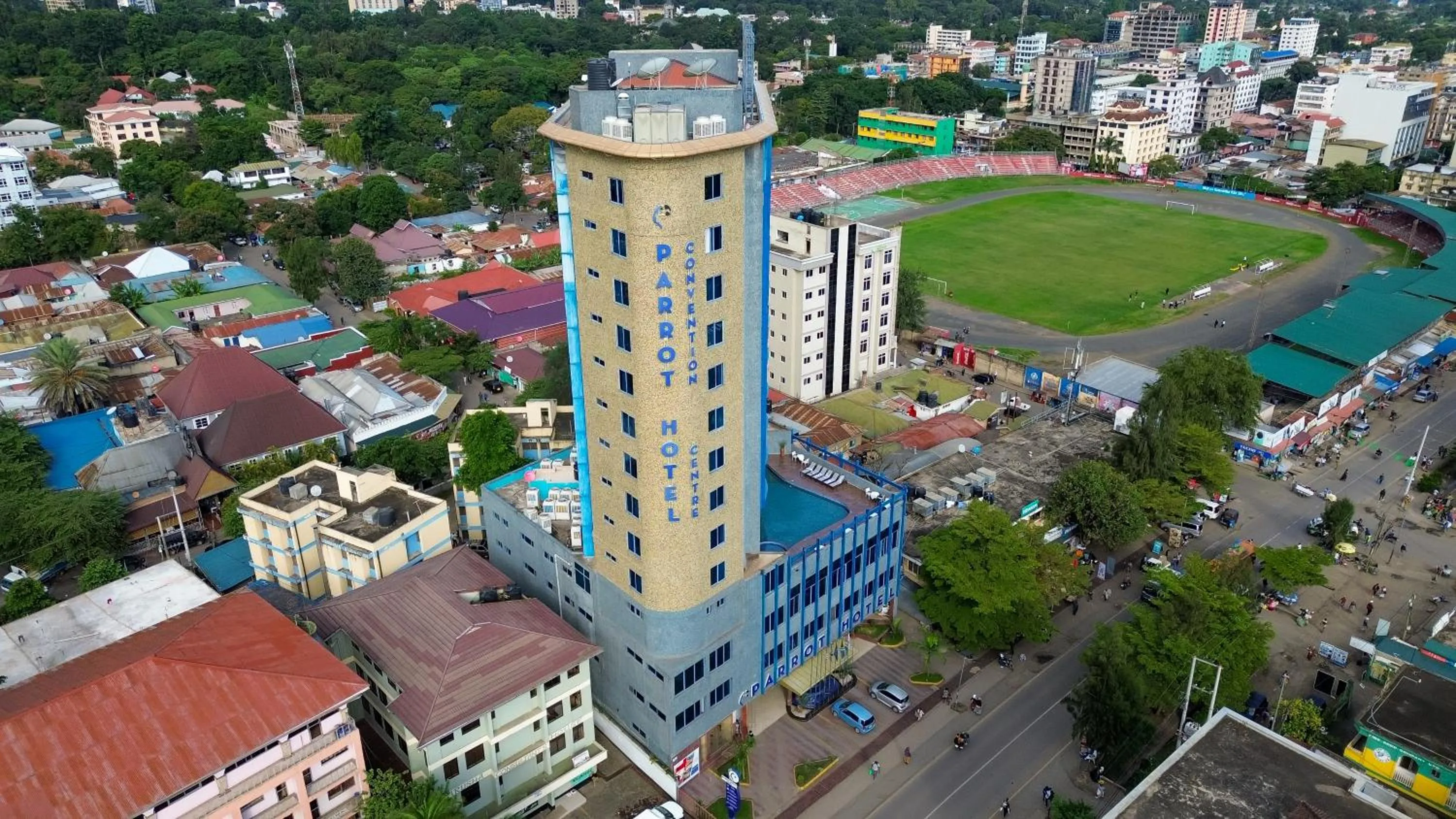 Property building in Parrot Hotel Arusha