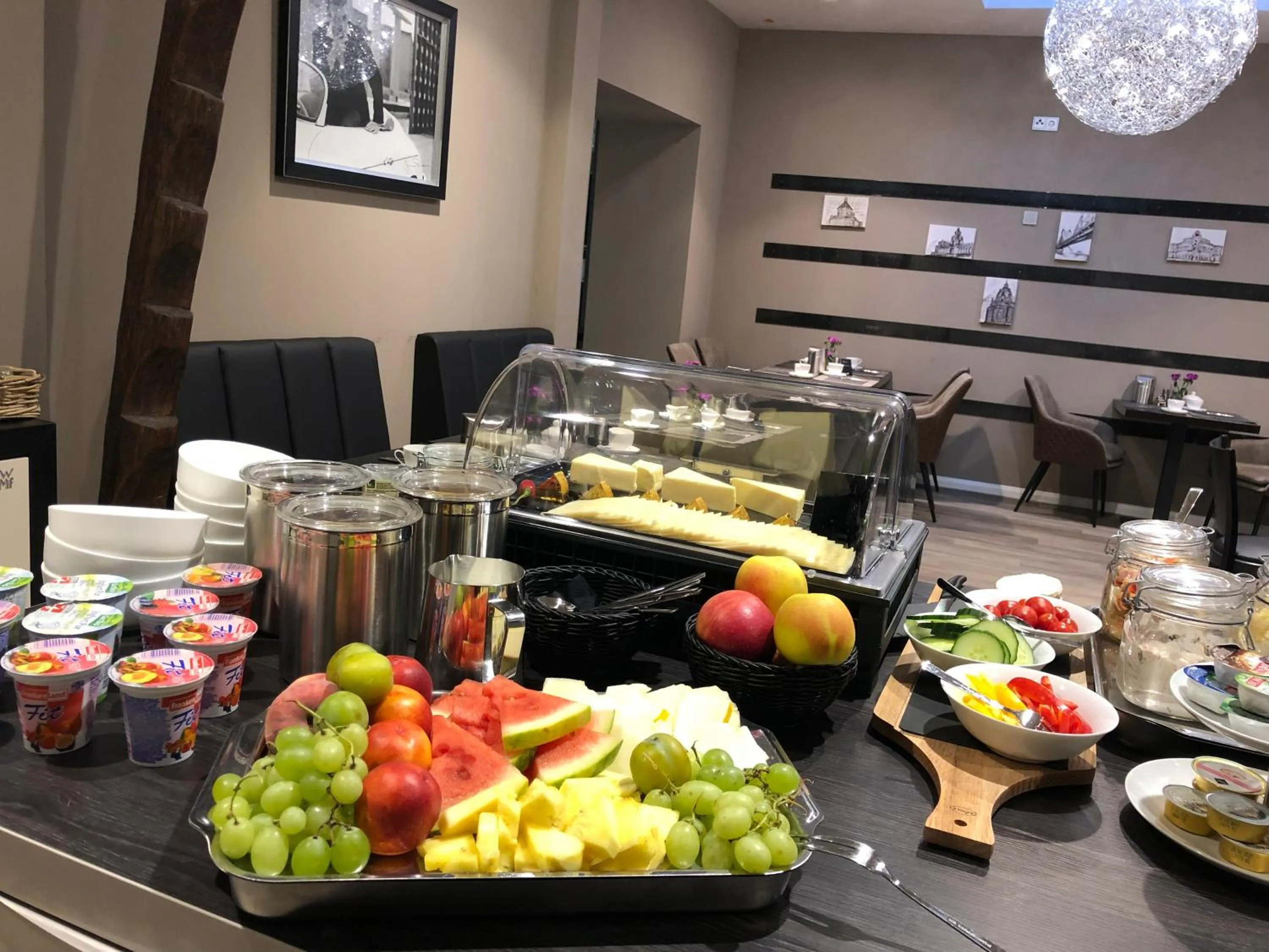 Dining area in Pension Burkhardt