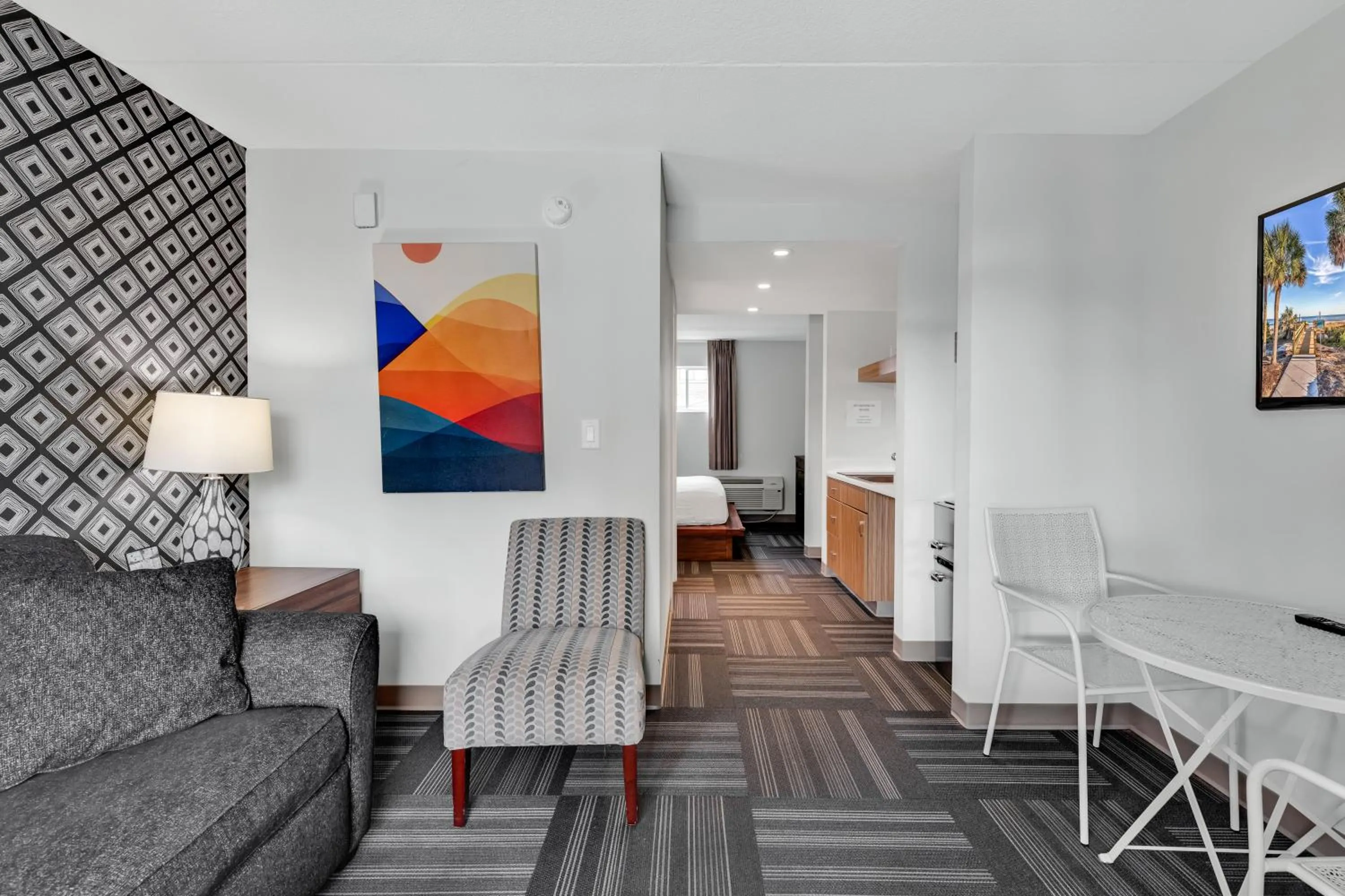 Living room in Holiday Shores Myrtle Beach