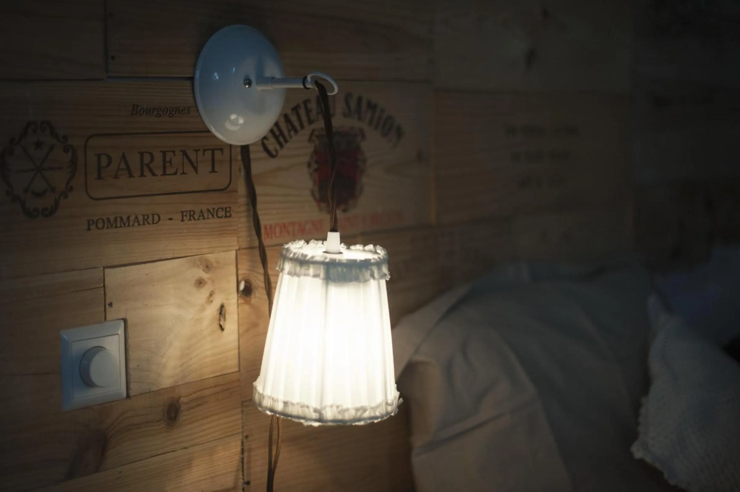 Decorative detail, Bed in Boutique B&B Villa Heidetuin