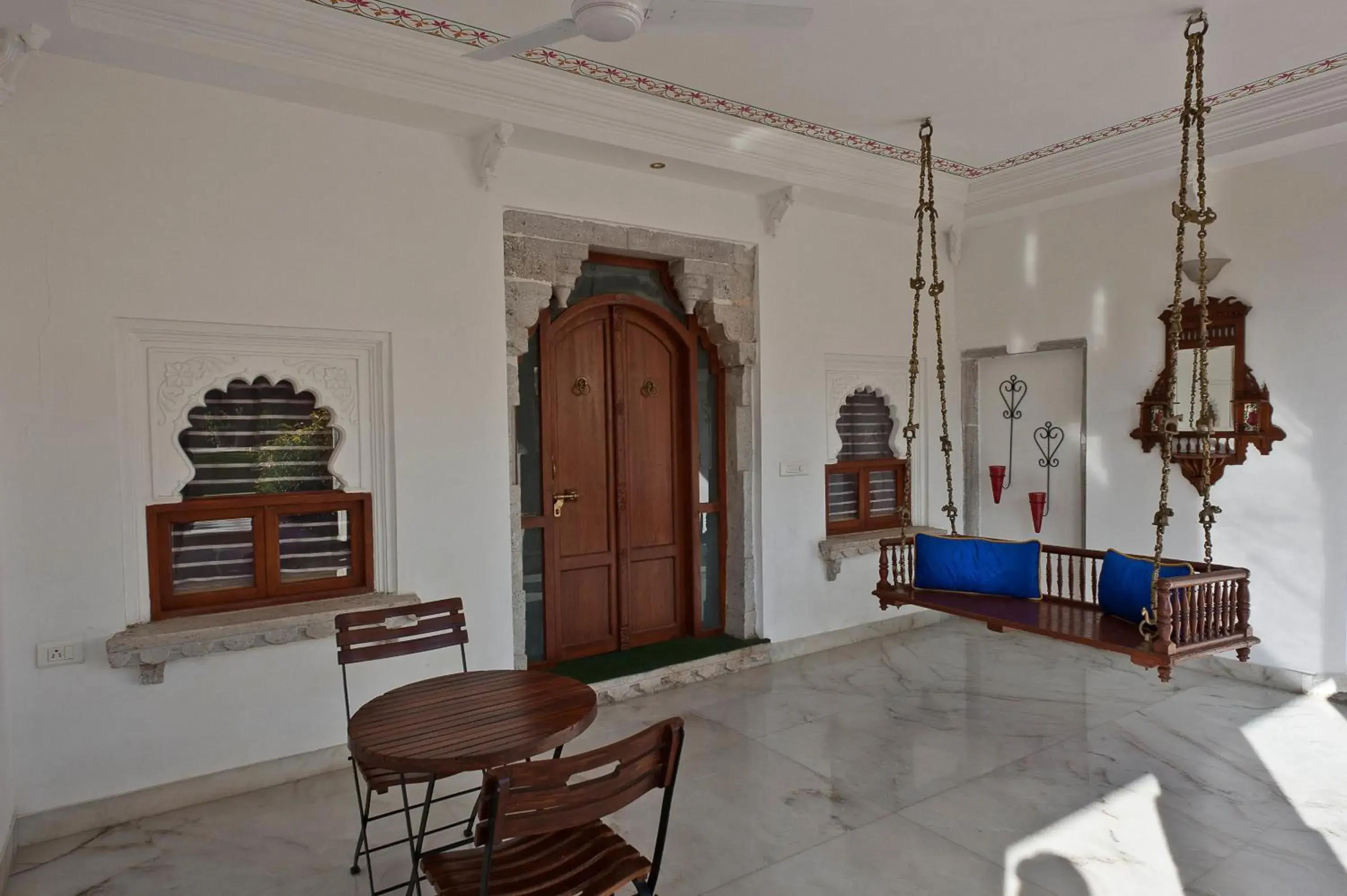 Royal Suite with Veranda - single occupancy in Sardargarh Heritage Fort Udaipur Royal Suite with Veranda - single occupancy in Sardargarh Heritage Fort Udaipur