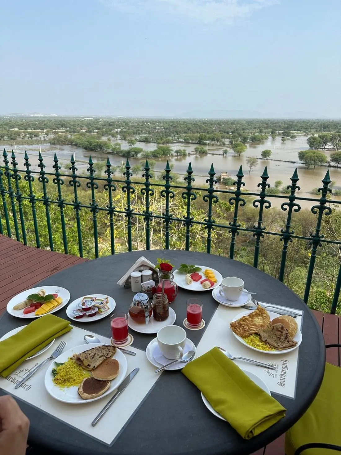 Balcony/Terrace in Sardargarh Heritage Fort Udaipur