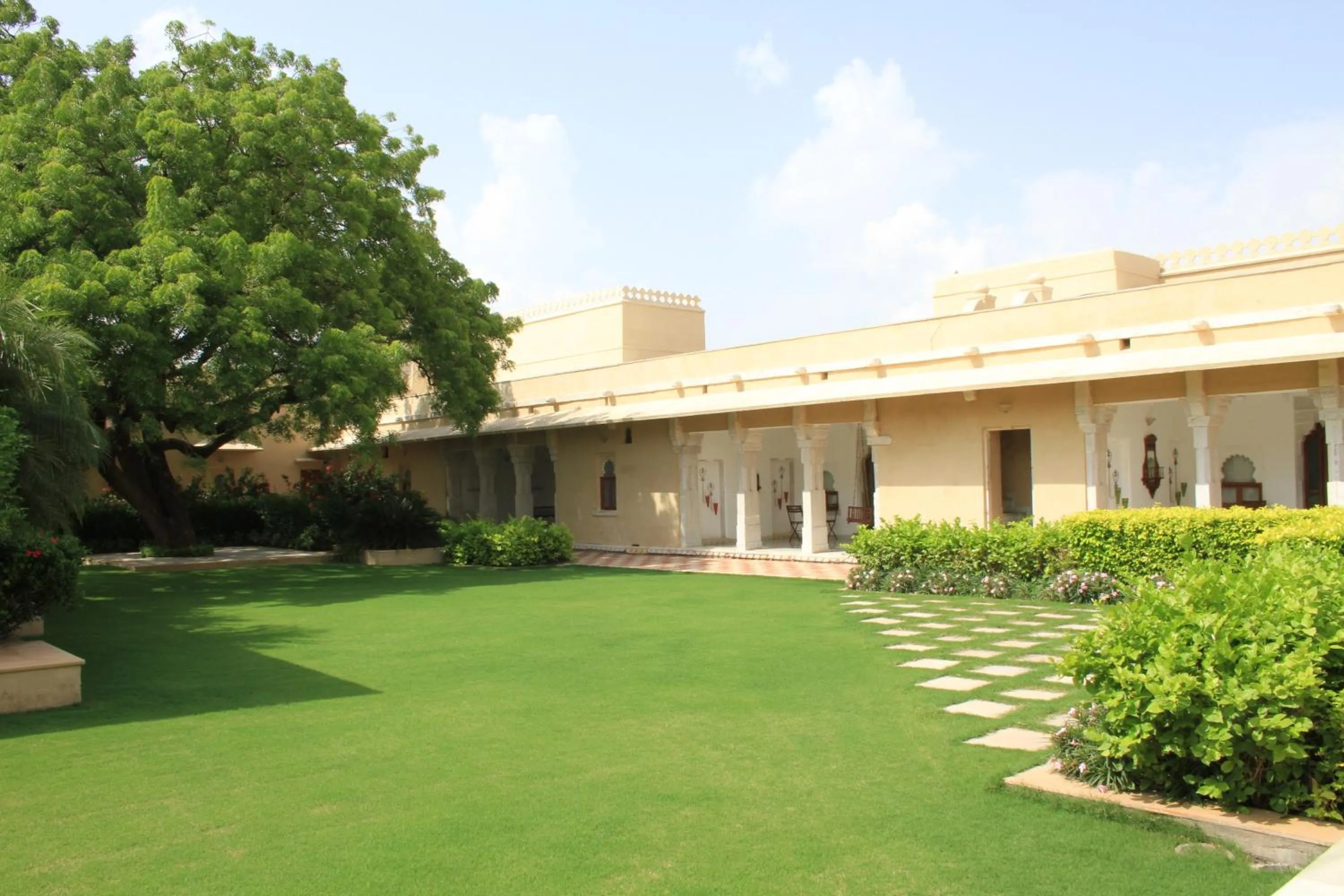 Garden in Sardargarh Heritage Fort Udaipur