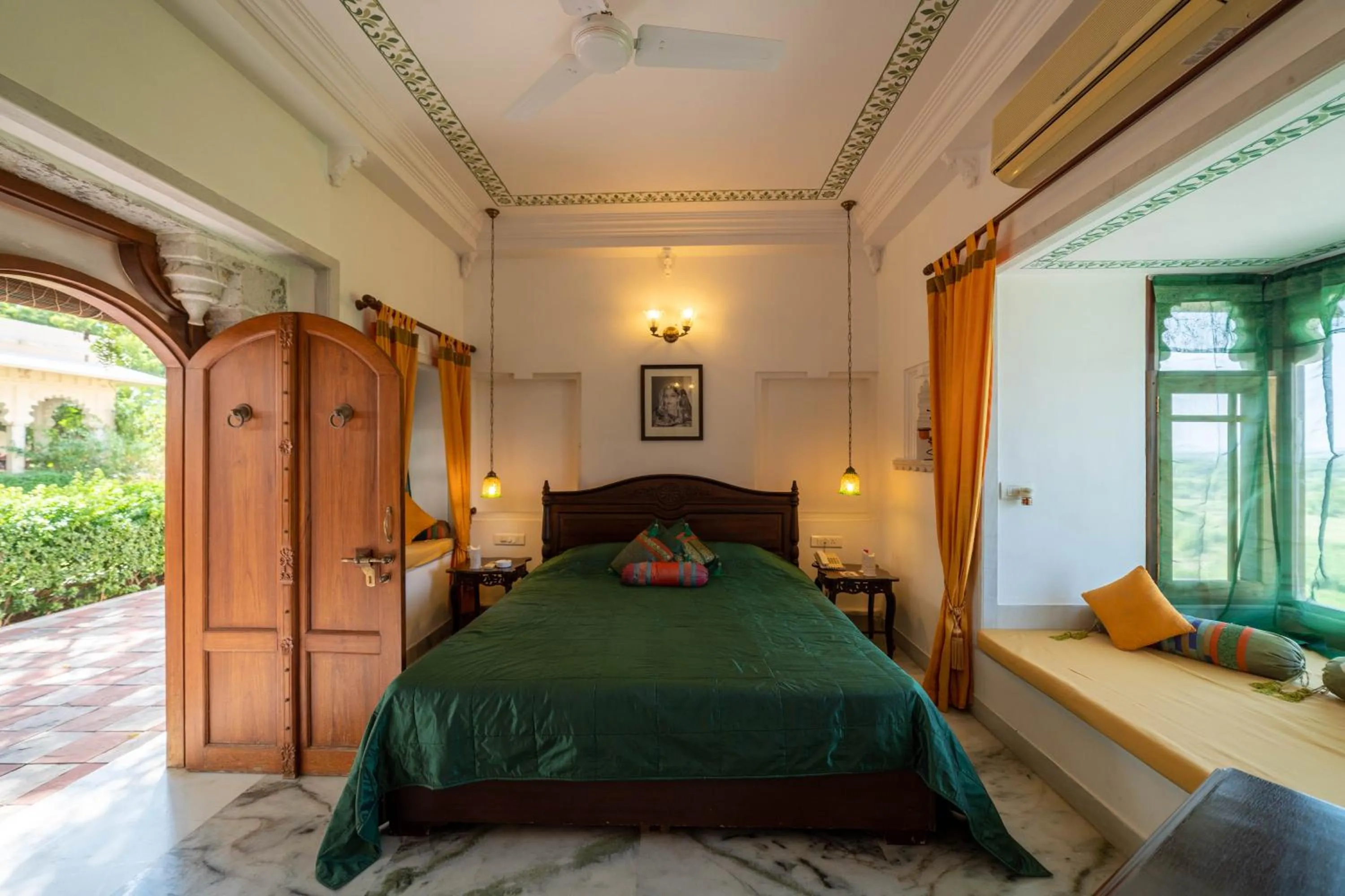 Bedroom in Sardargarh Heritage Fort Udaipur
