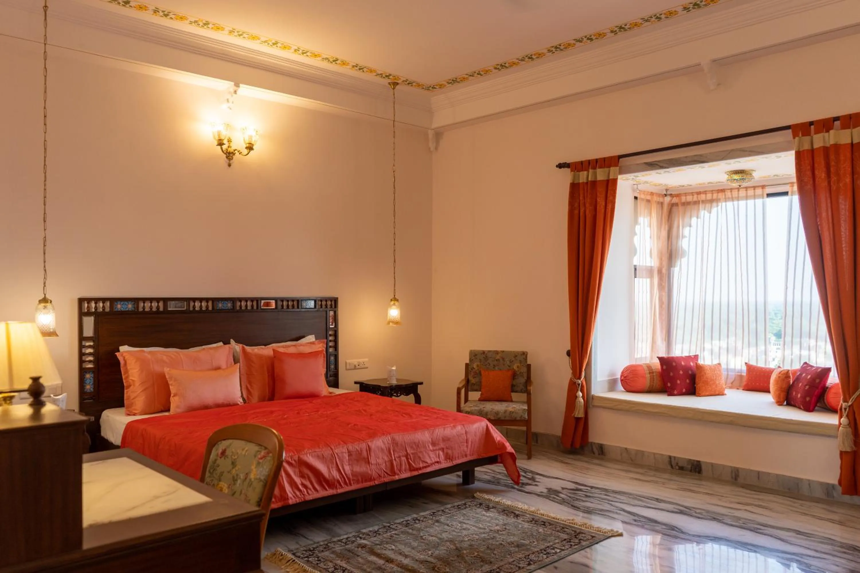 Bedroom in Sardargarh Heritage Fort Udaipur