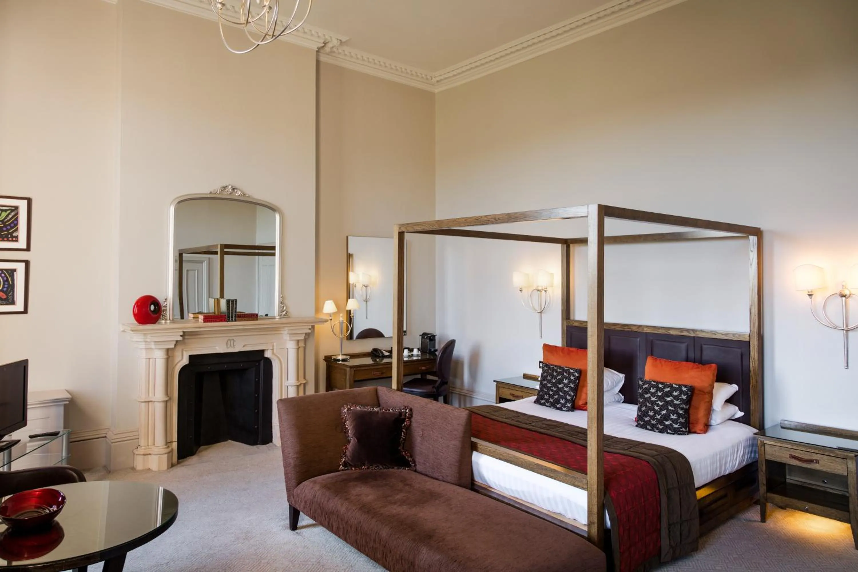 Bedroom, Bed in Walton Hall Hotel & Spa by Sunday