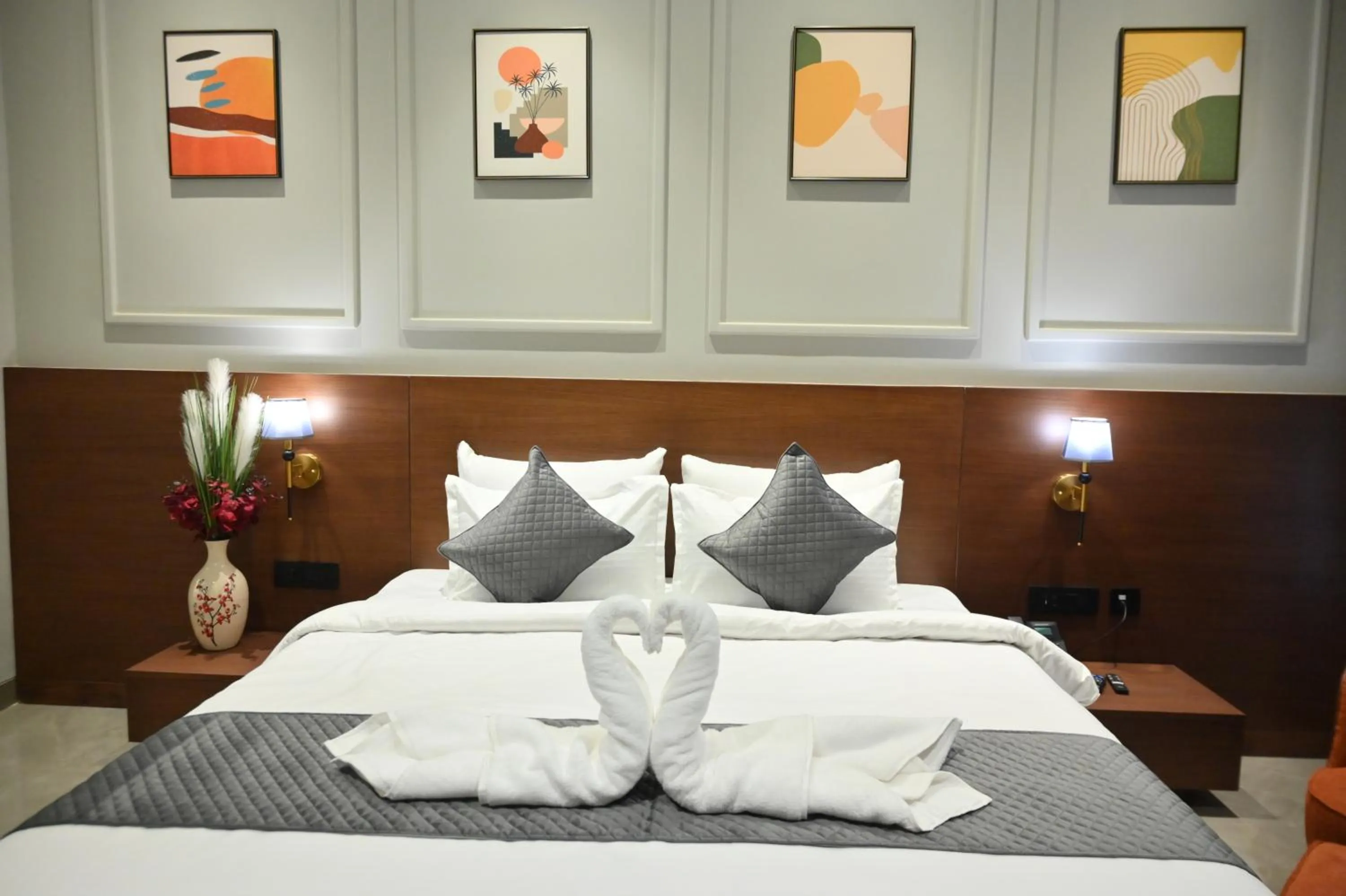 Bed in Rzekka Resort