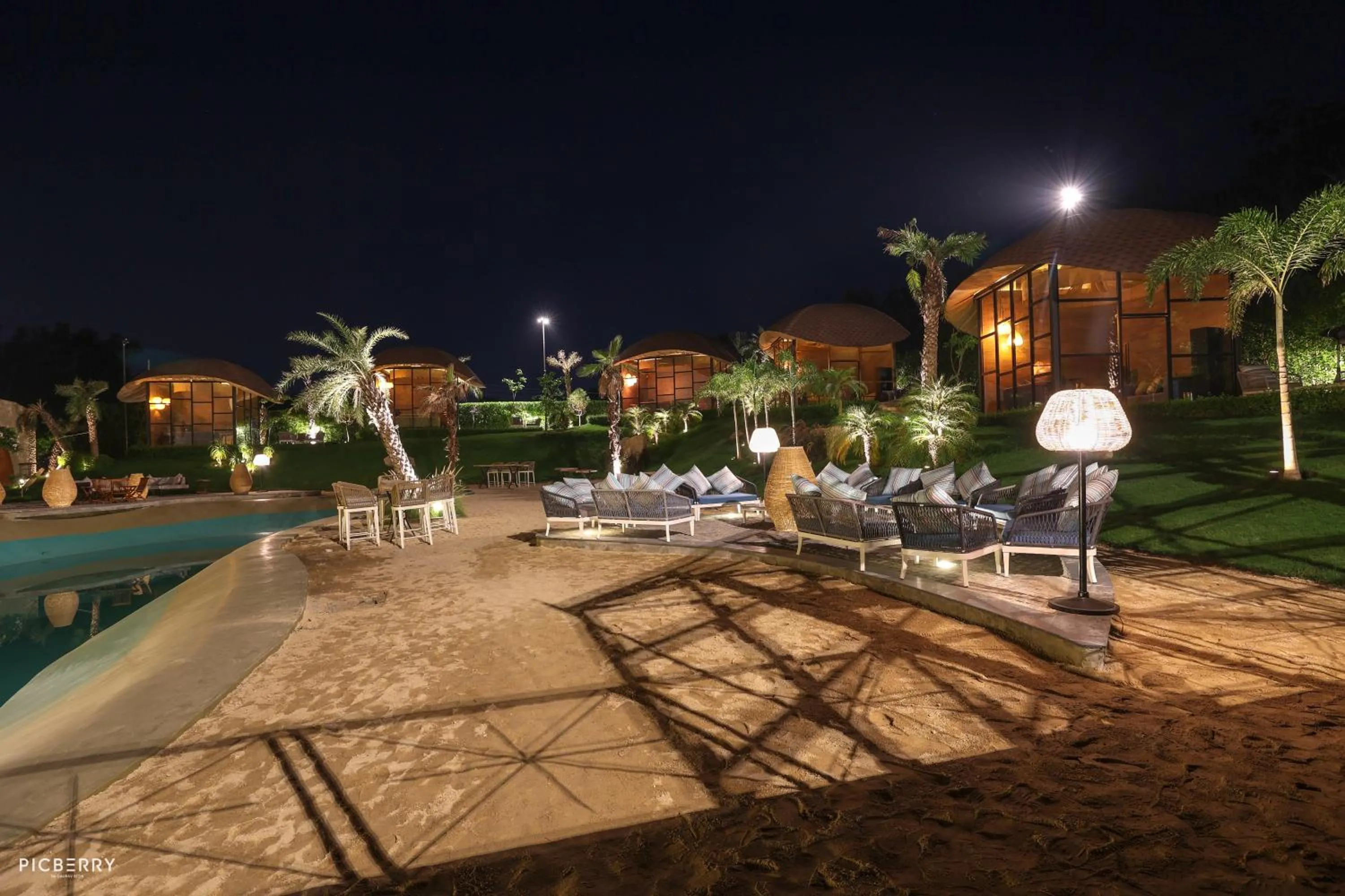 Pool view in Rzekka Resort