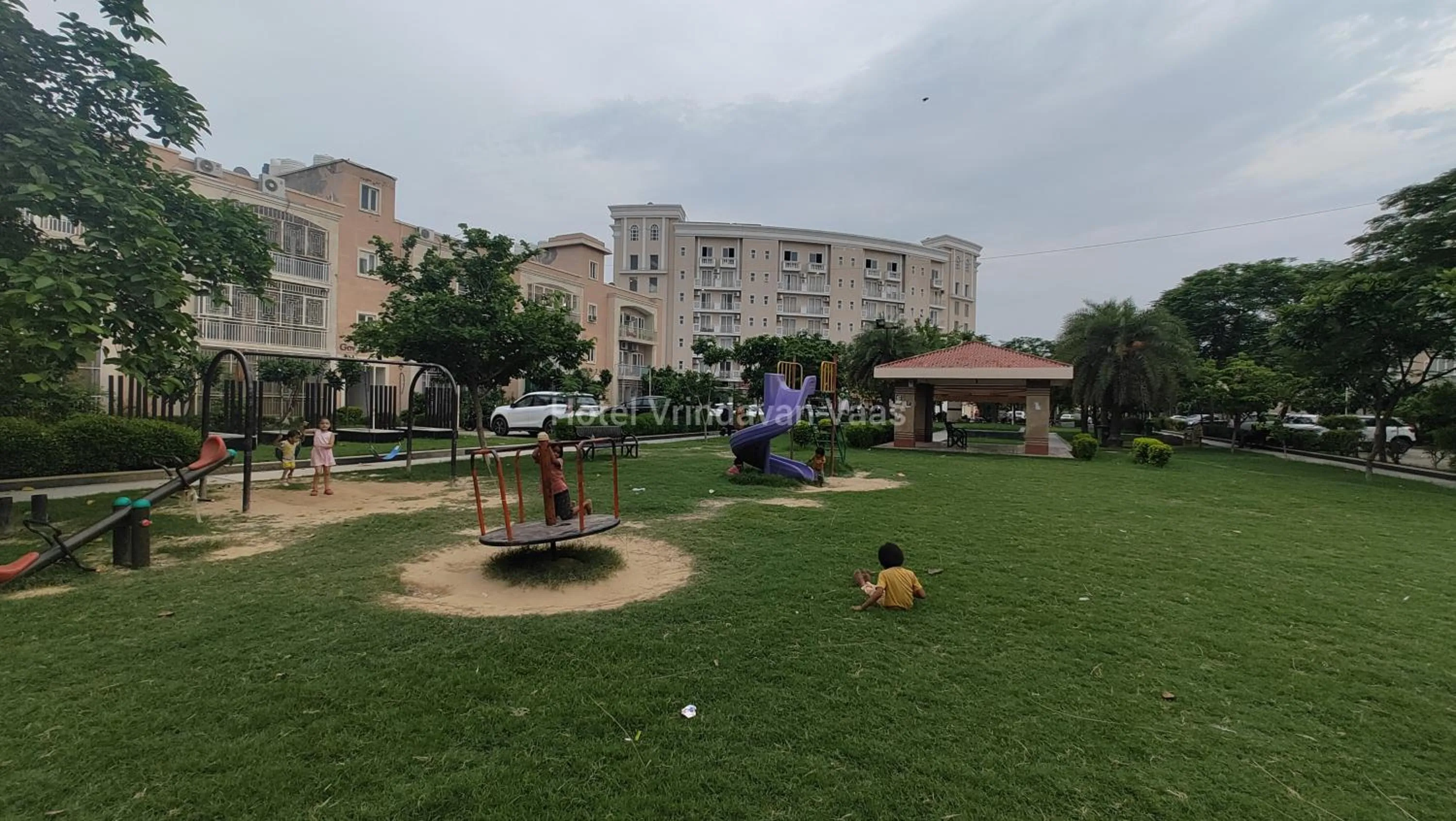 Children play ground in Hotel Vrindavan Vaas