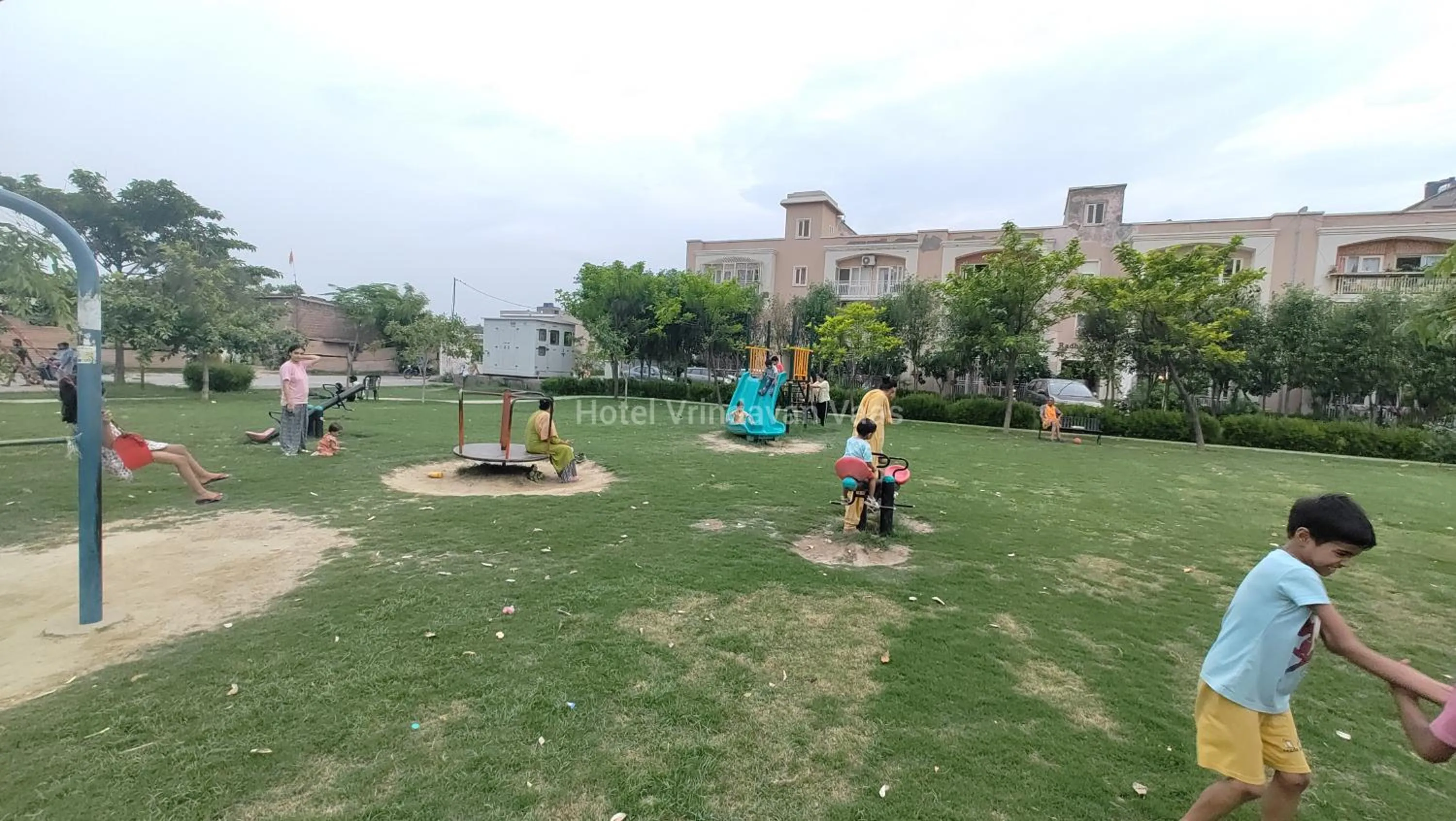 Children play ground in Hotel Vrindavan Vaas