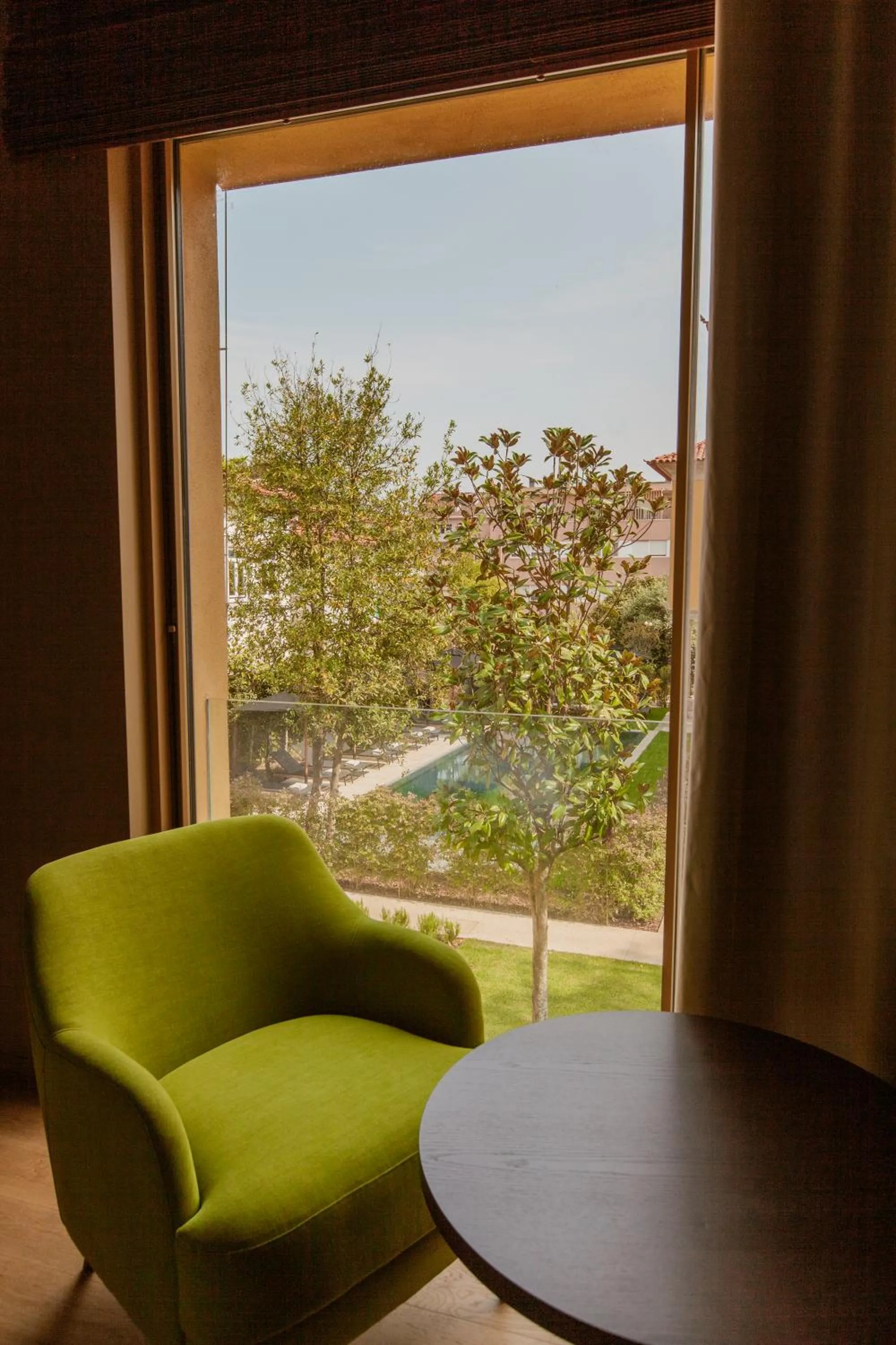 Garden view in Palacete Severo