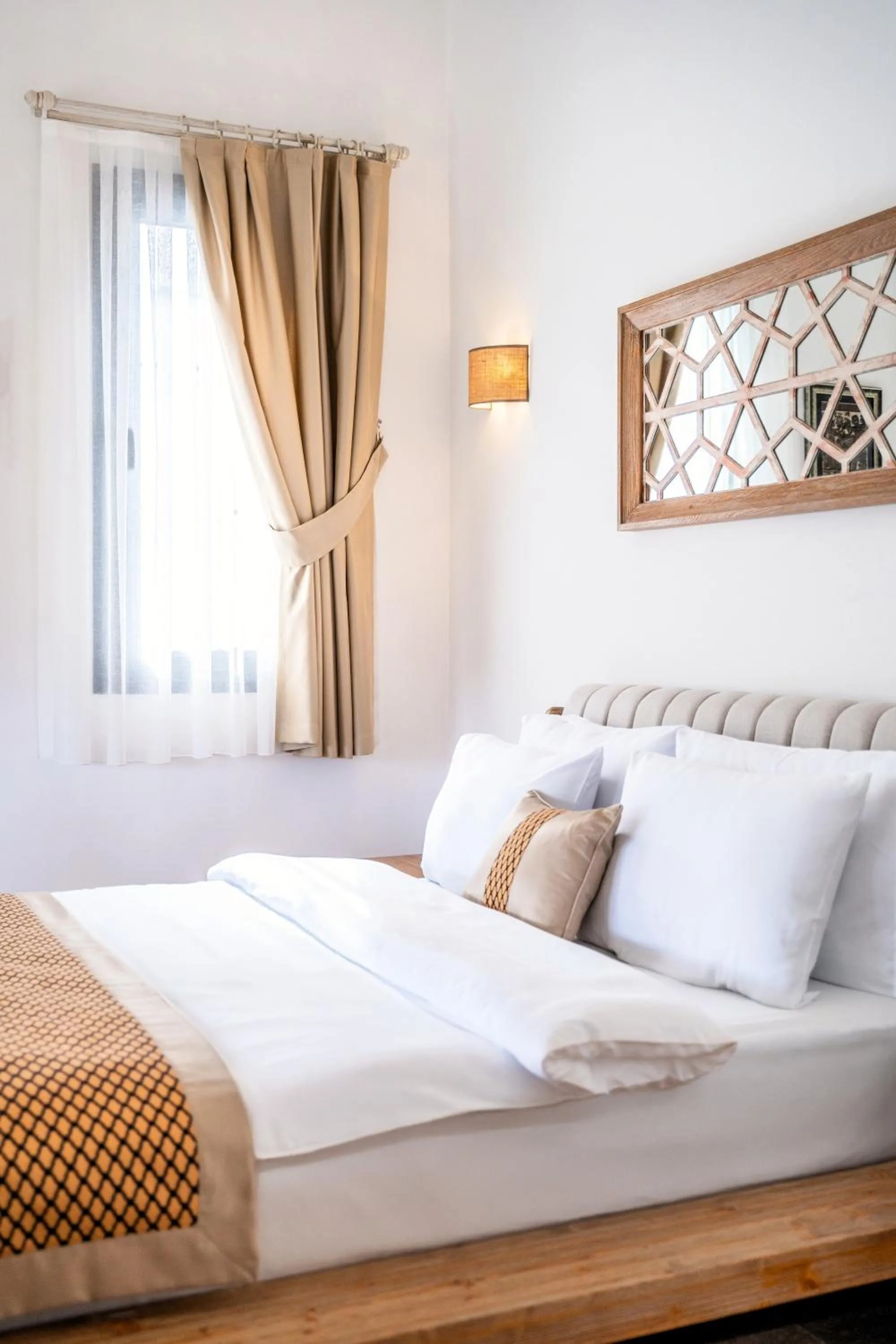 Bed in Zaena Hotel Alaçatı