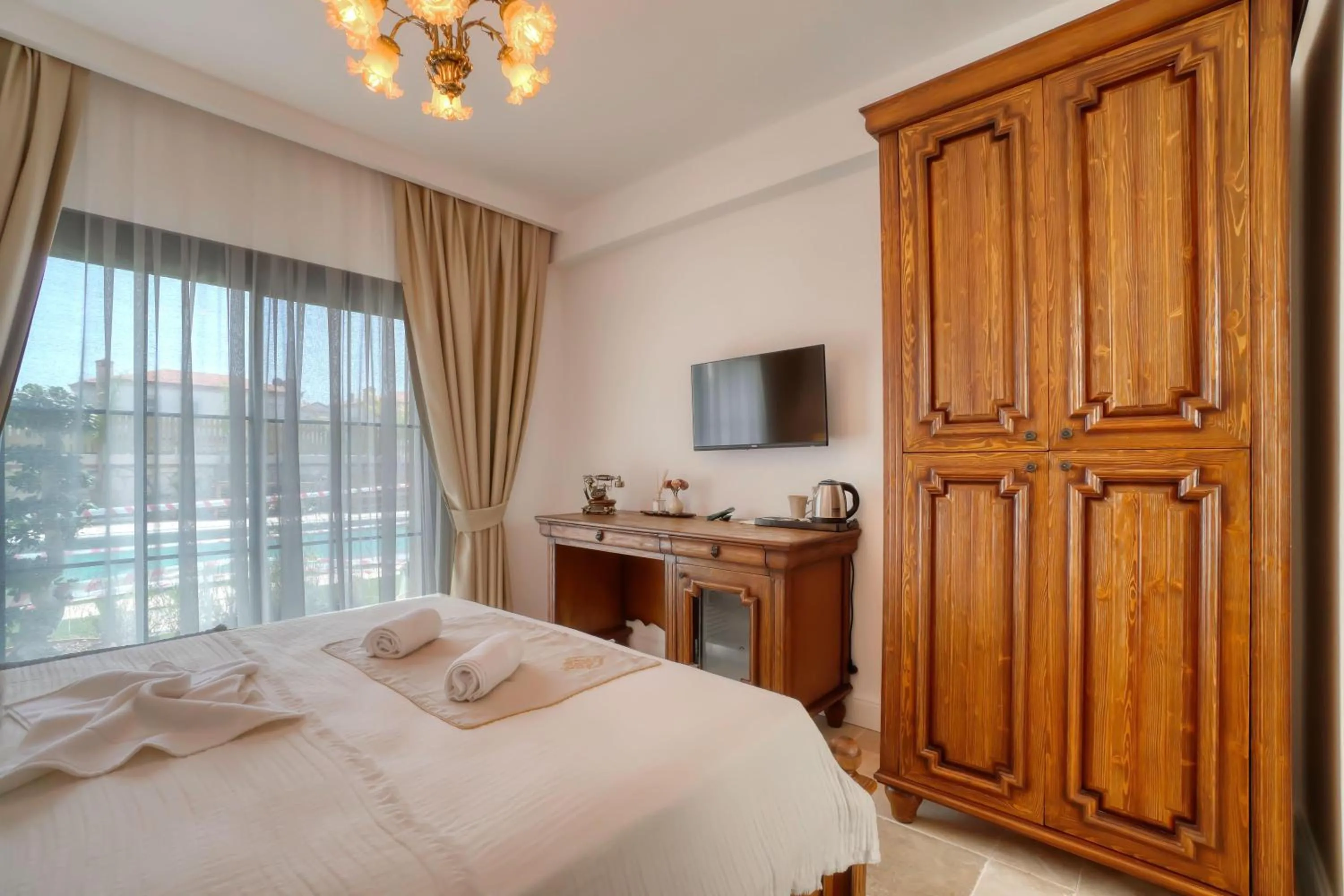 Bed in Zaena Hotel Alaçatı