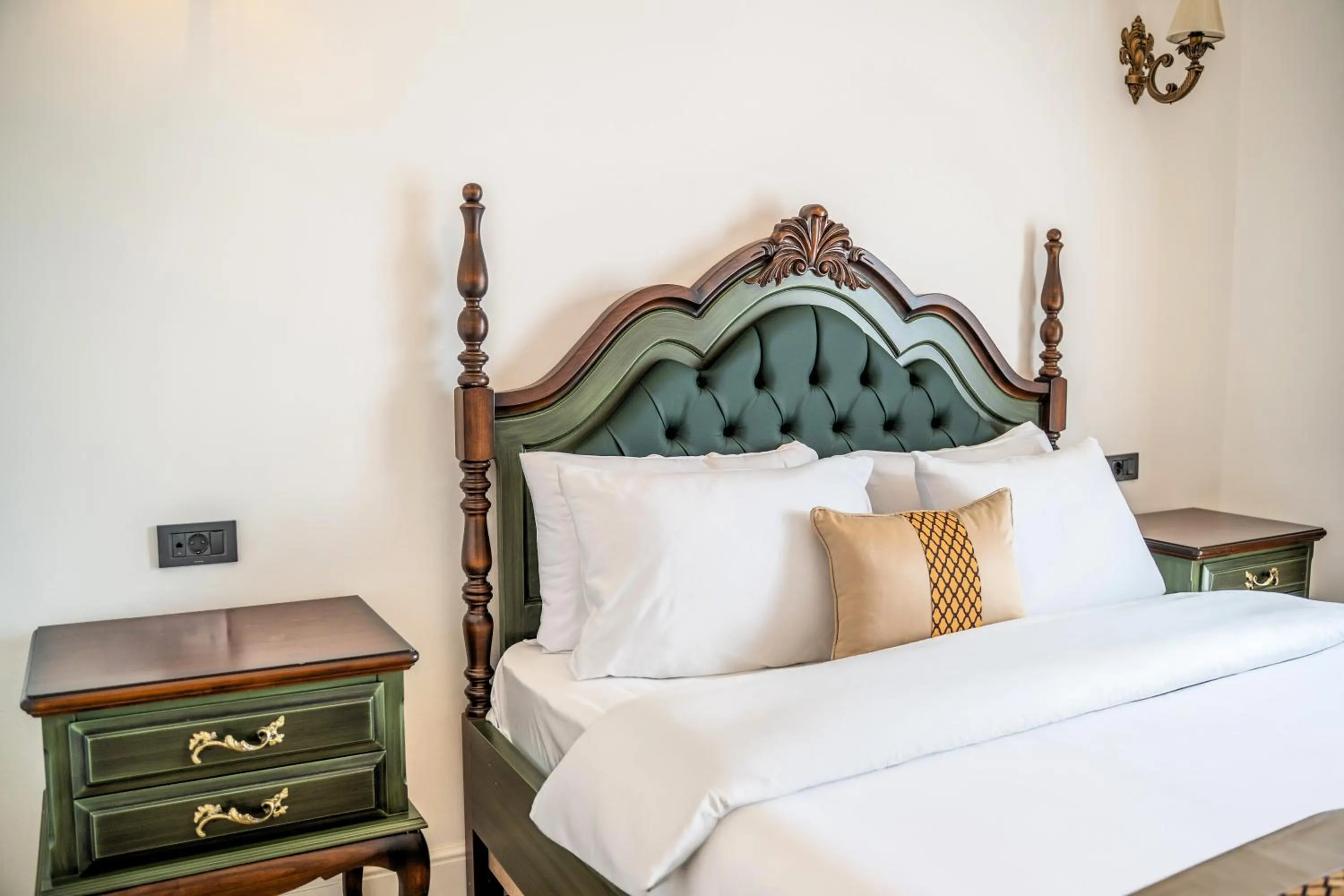 Bed in Zaena Hotel Alaçatı