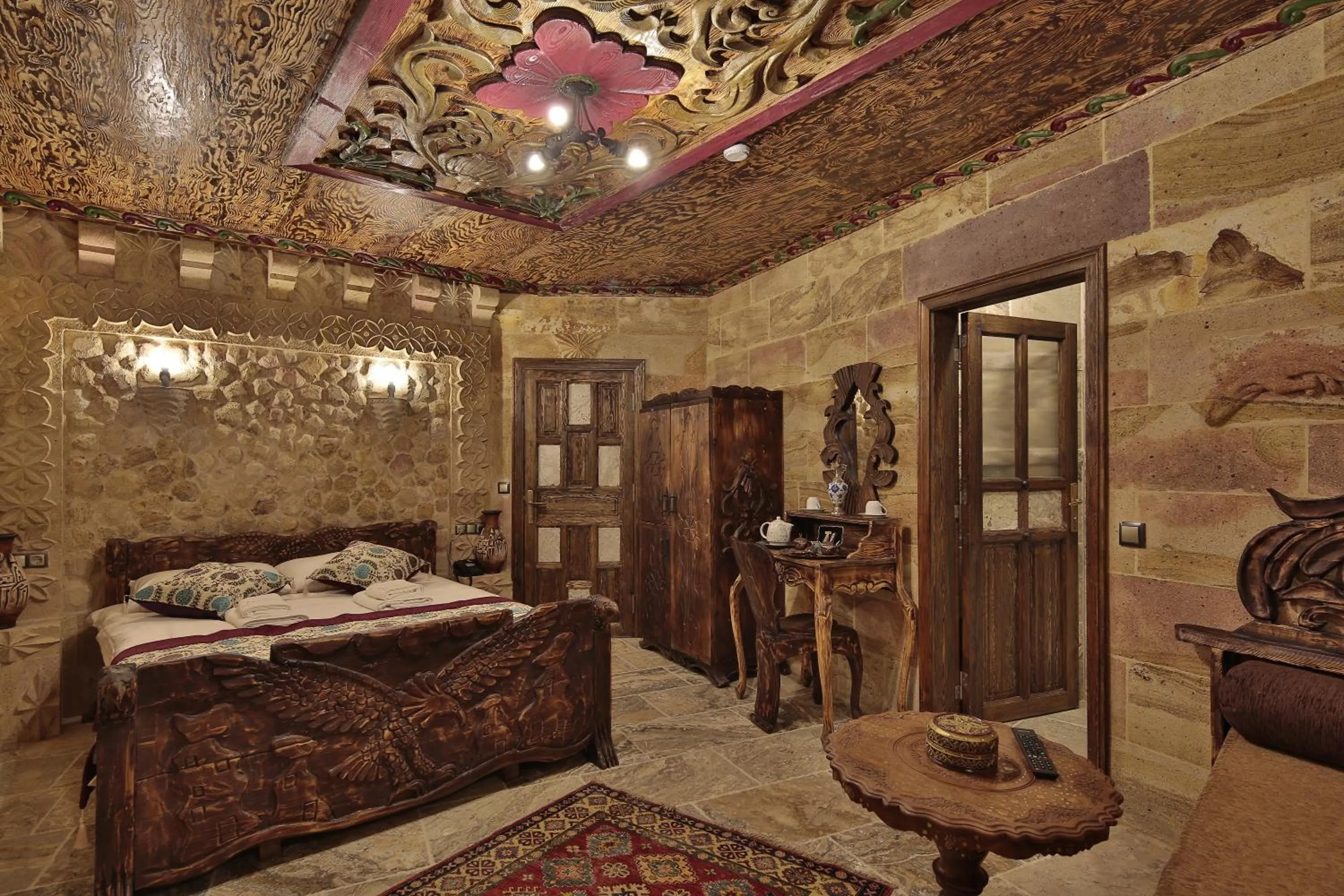 Bed in Old Town Stone House