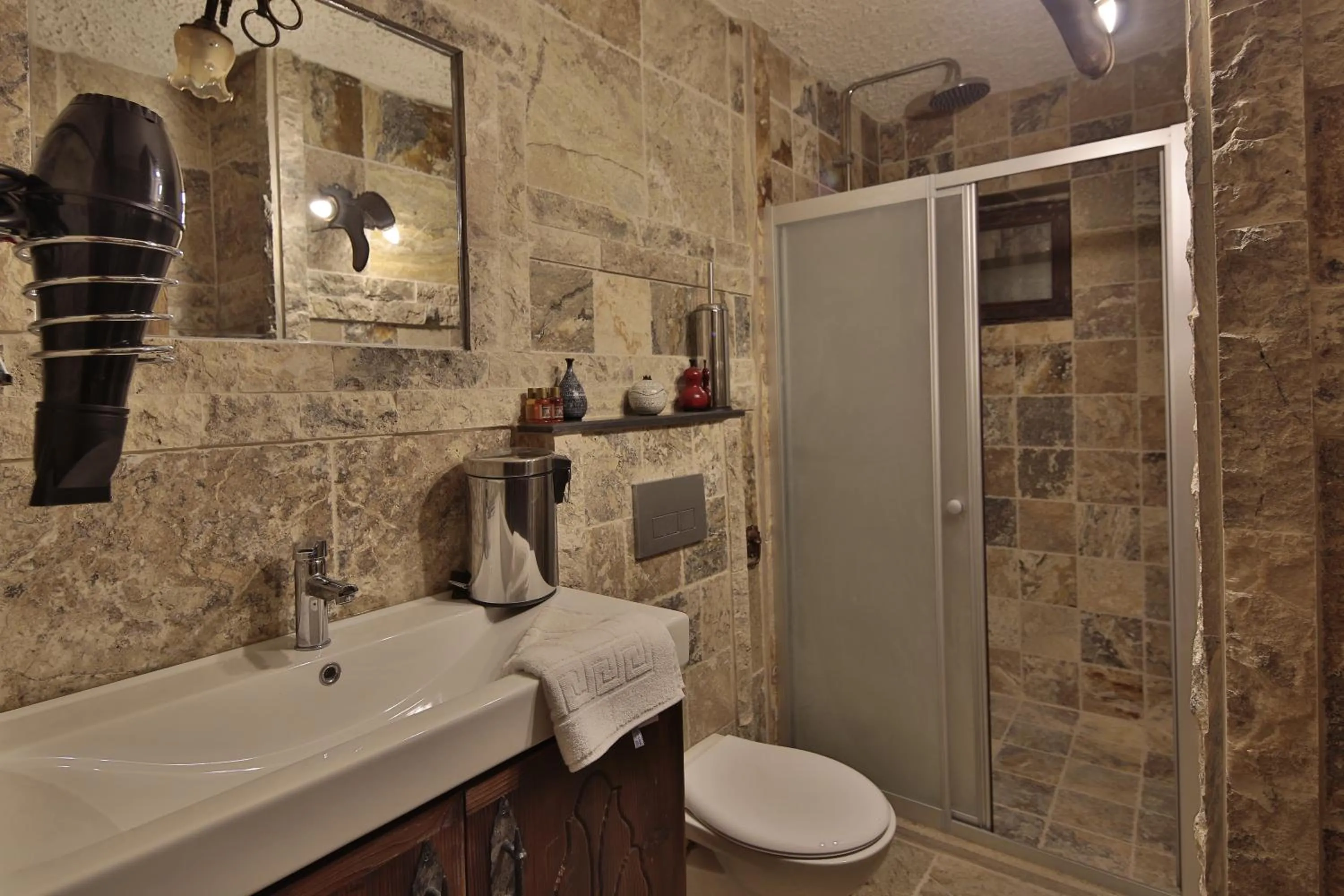 Shower in Old Town Stone House