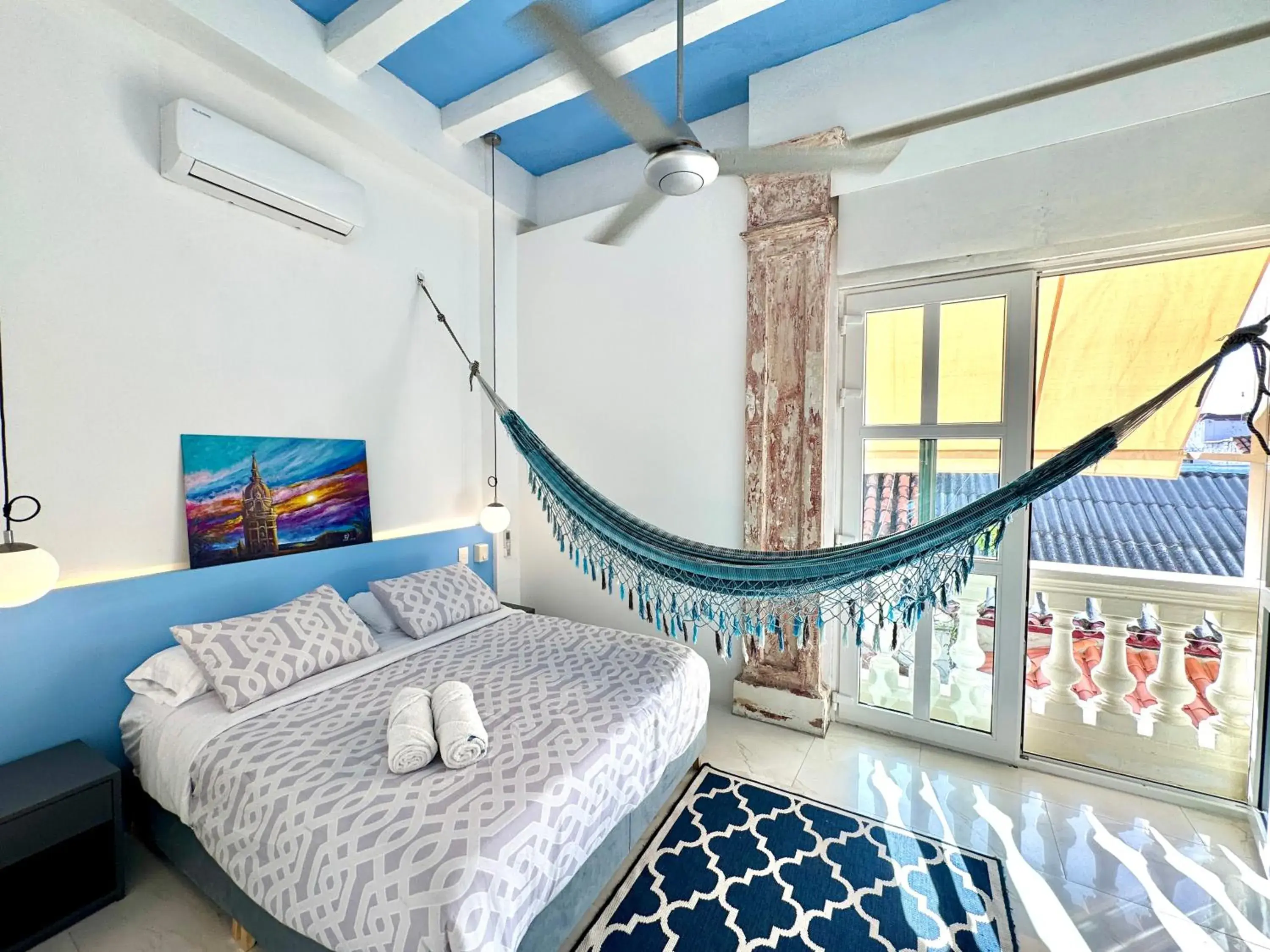 Double Room with Balcony in Casa Lazuli 303 Cartagena Double Room with Balcony in Casa Lazuli 303 Cartagena