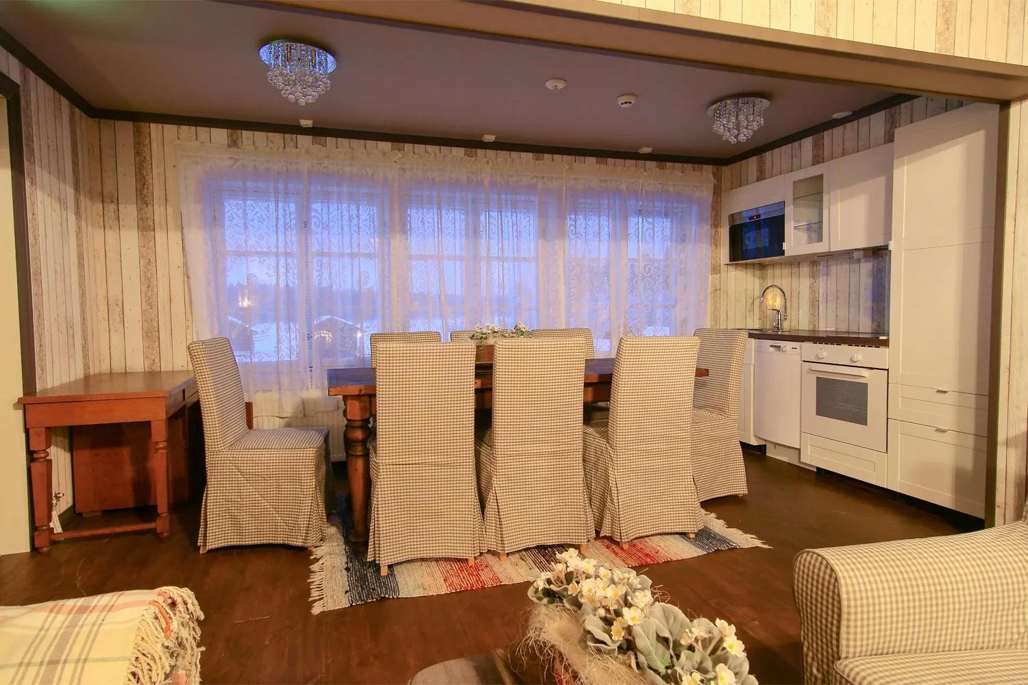 Seating area in Elves Village Hotel