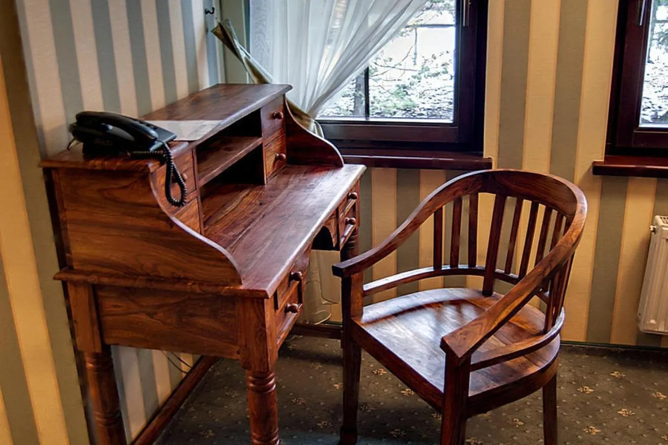 Seating area in Willa Silesia