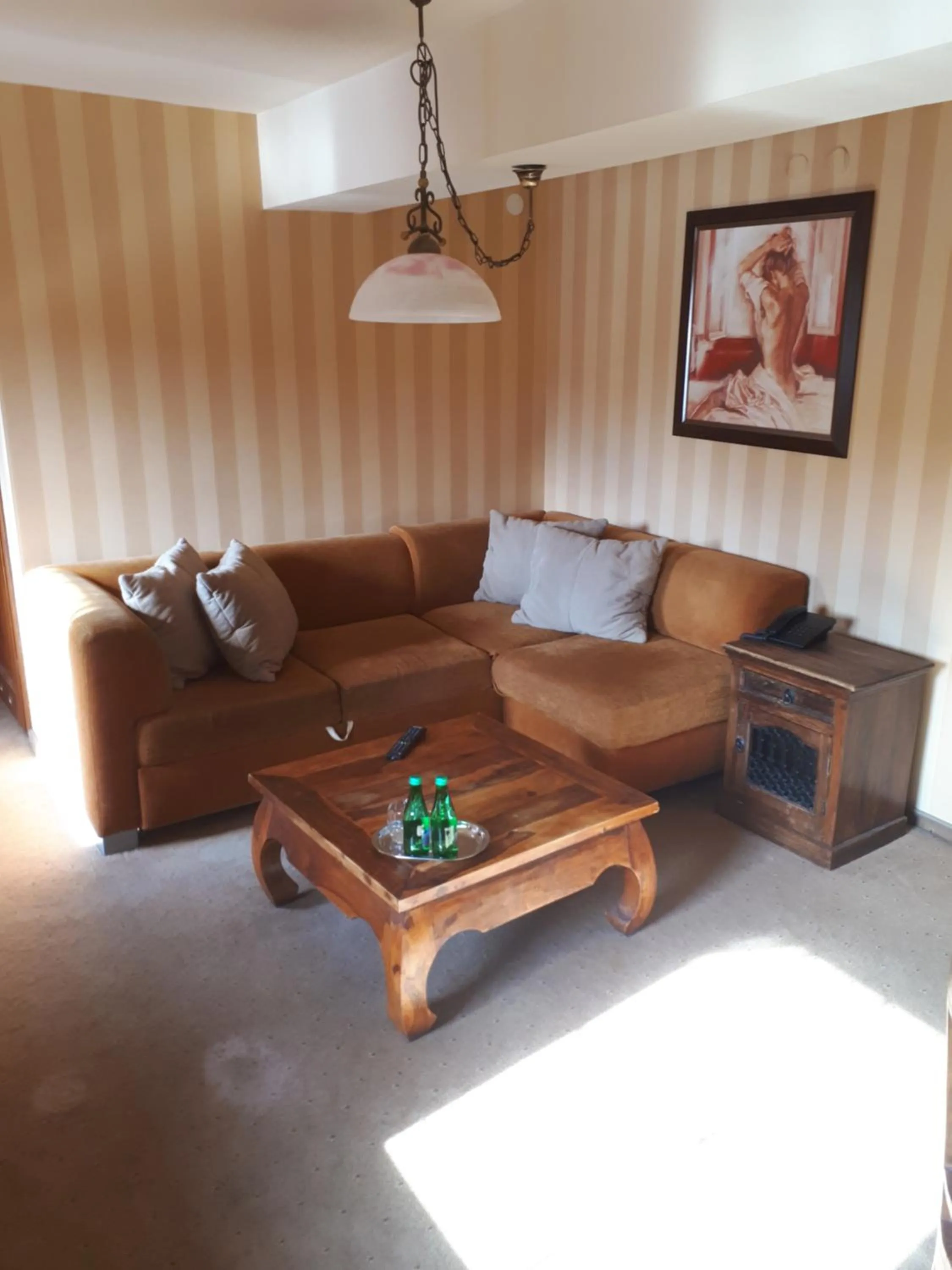 Seating area in Willa Silesia