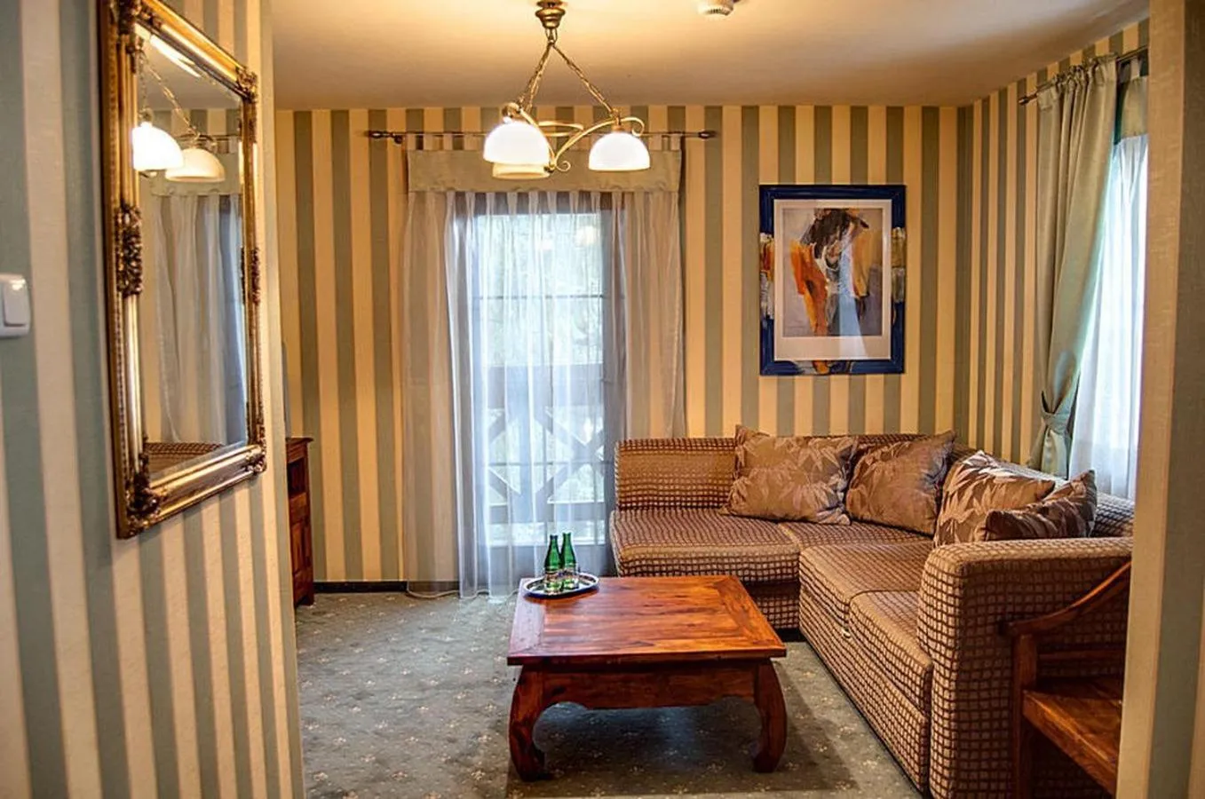 Living room in Willa Silesia