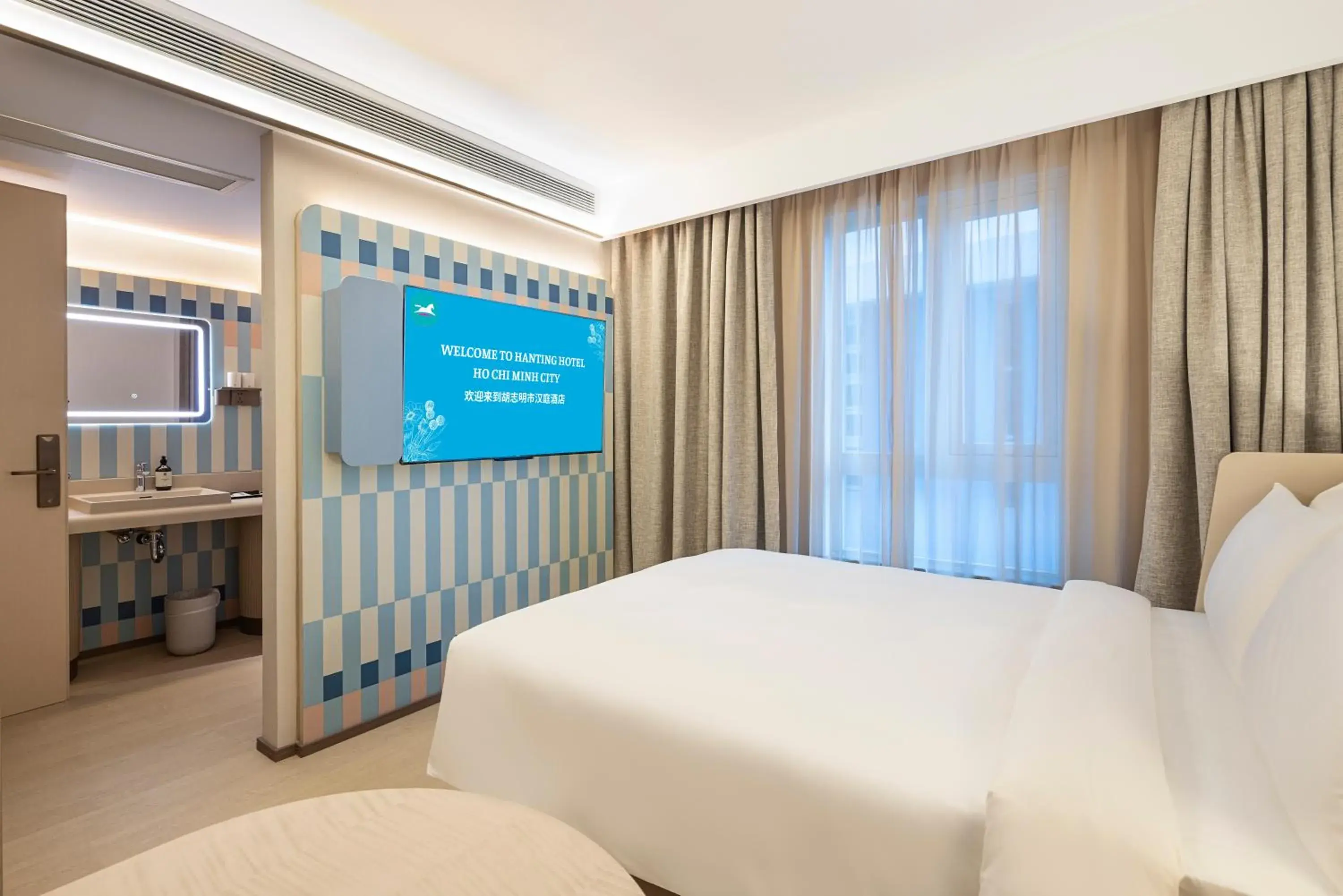 Bedroom, Bed in HANTING HOTEL HO CHI MINH City - 胡志明汉庭国际中心酒店 Bedroom, Bed in HANTING HOTEL HO CHI MINH City - 胡志明汉庭国际中心酒店