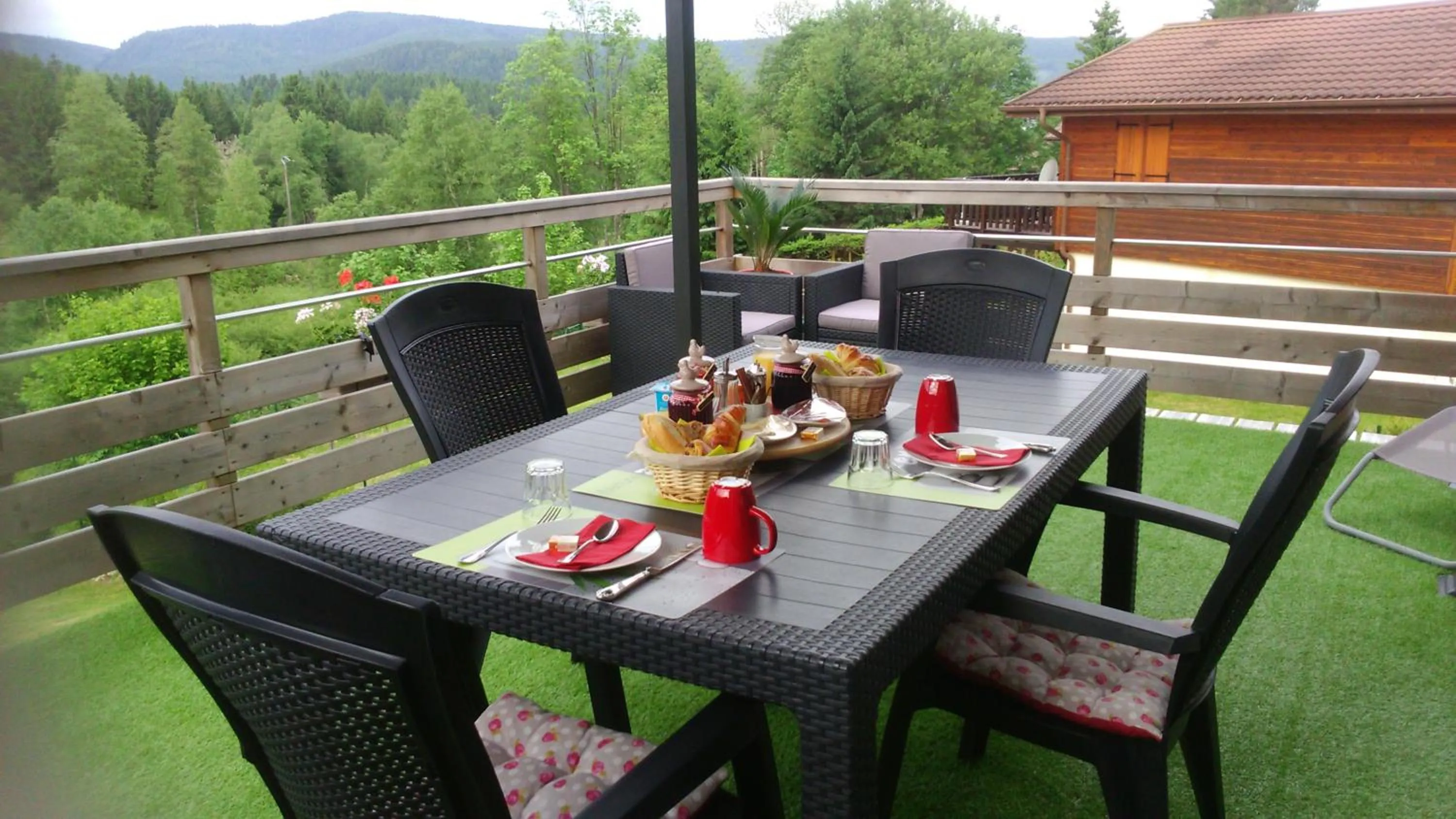 Balcony/Terrace in L'Eden de Floridylle