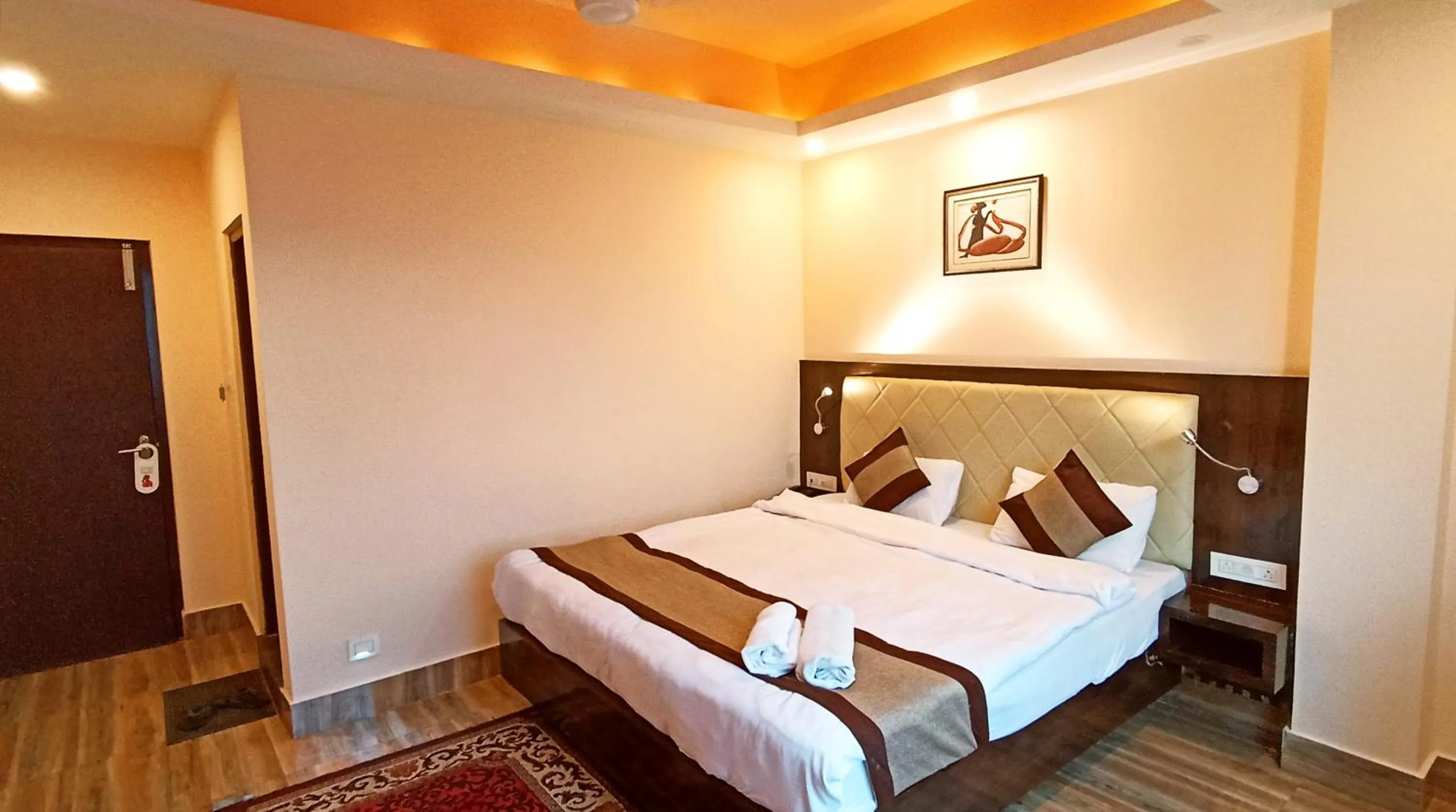 Bed in Garden Retreat Hotel