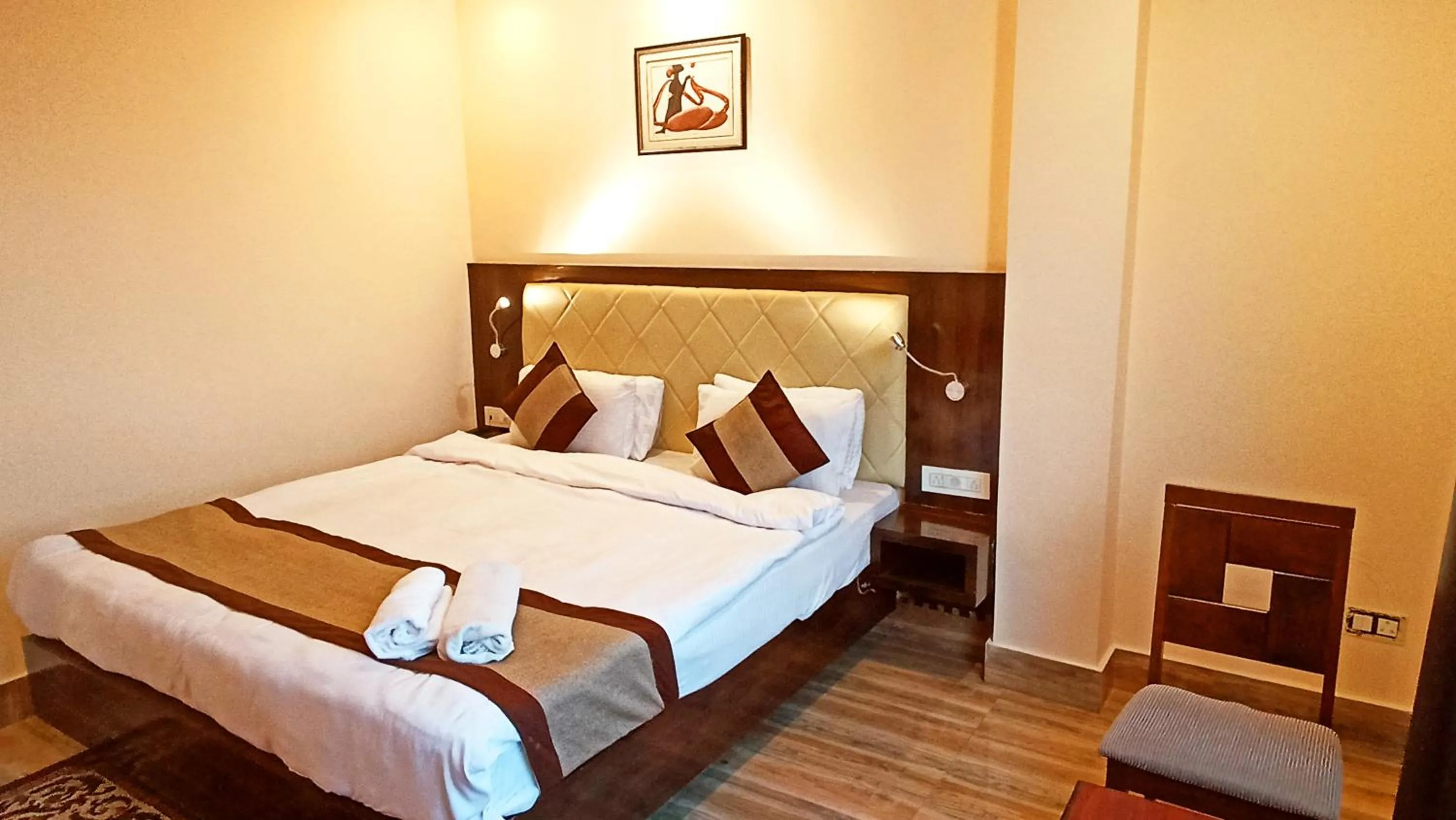 Bed in Garden Retreat Hotel
