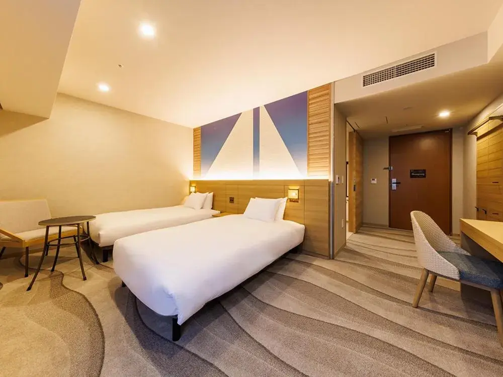 Bed in JR East Hotel Mets Premier Makuhari Toyosuna Bed in JR East Hotel Mets Premier Makuhari Toyosuna