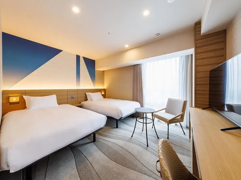 Bed in JR East Hotel Mets Premier Makuhari Toyosuna Bed in JR East Hotel Mets Premier Makuhari Toyosuna