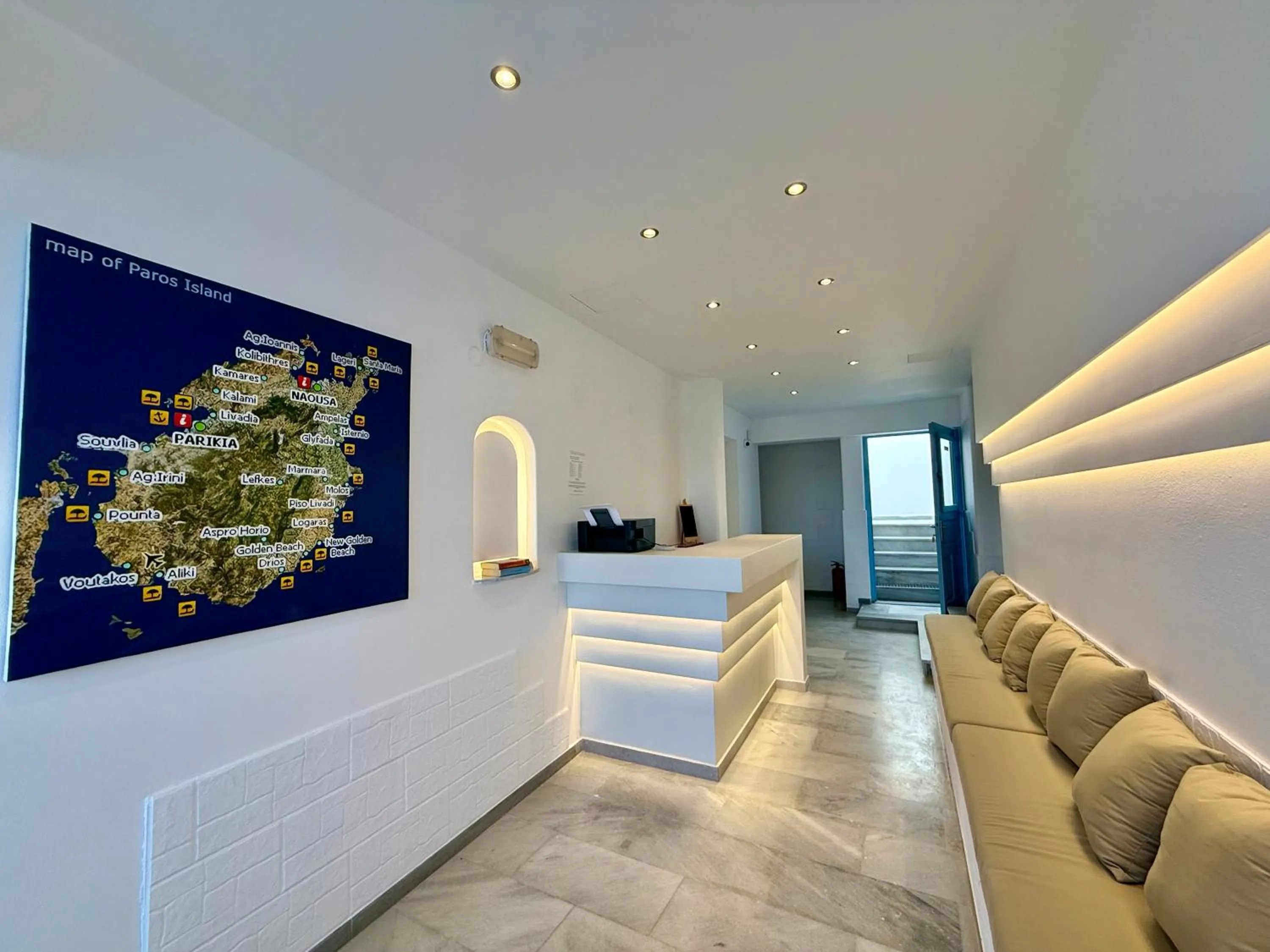 Seating area in Yaleena Residences