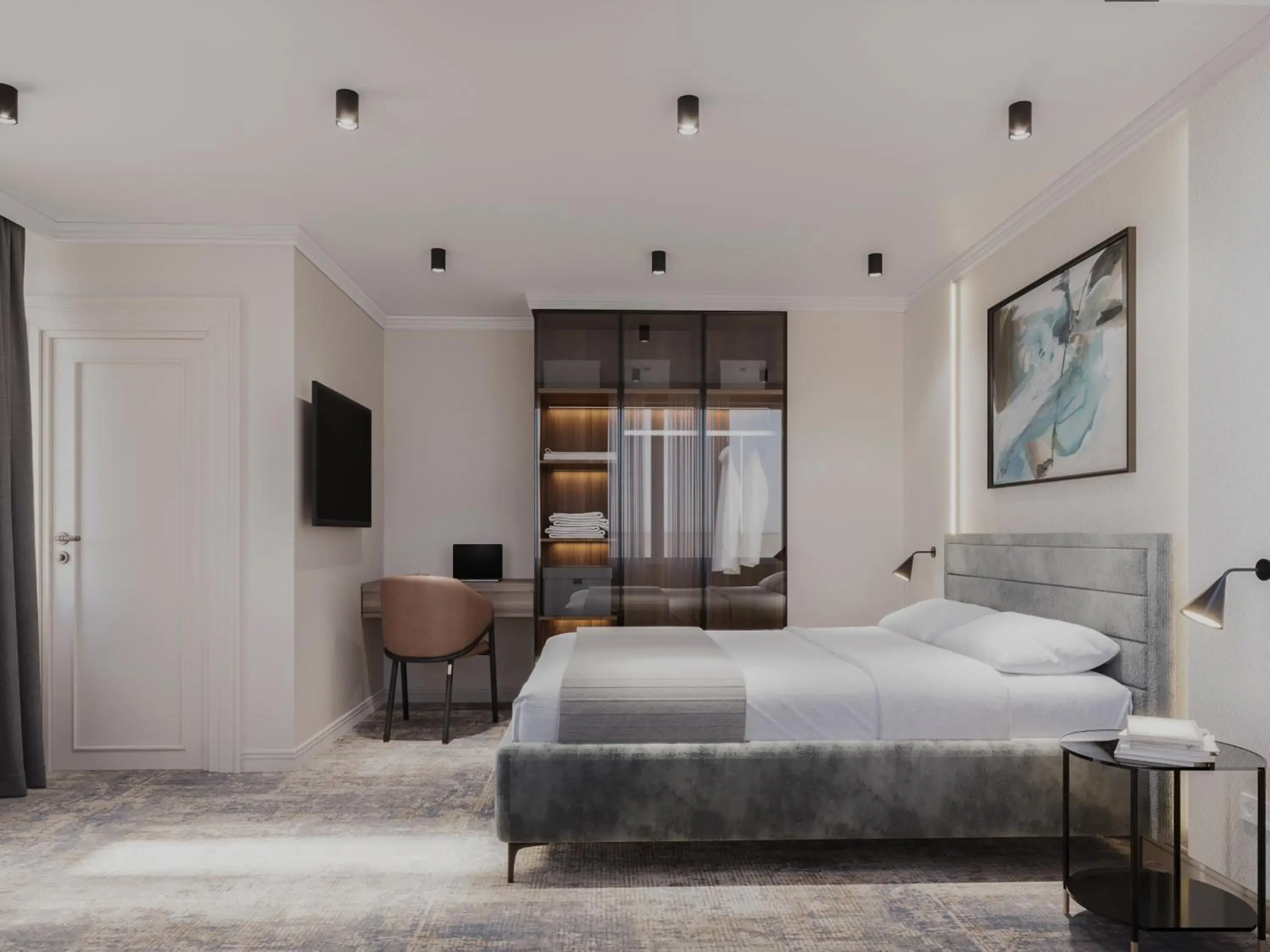 Bed in Black Gallo Residences Bed in Black Gallo Residences