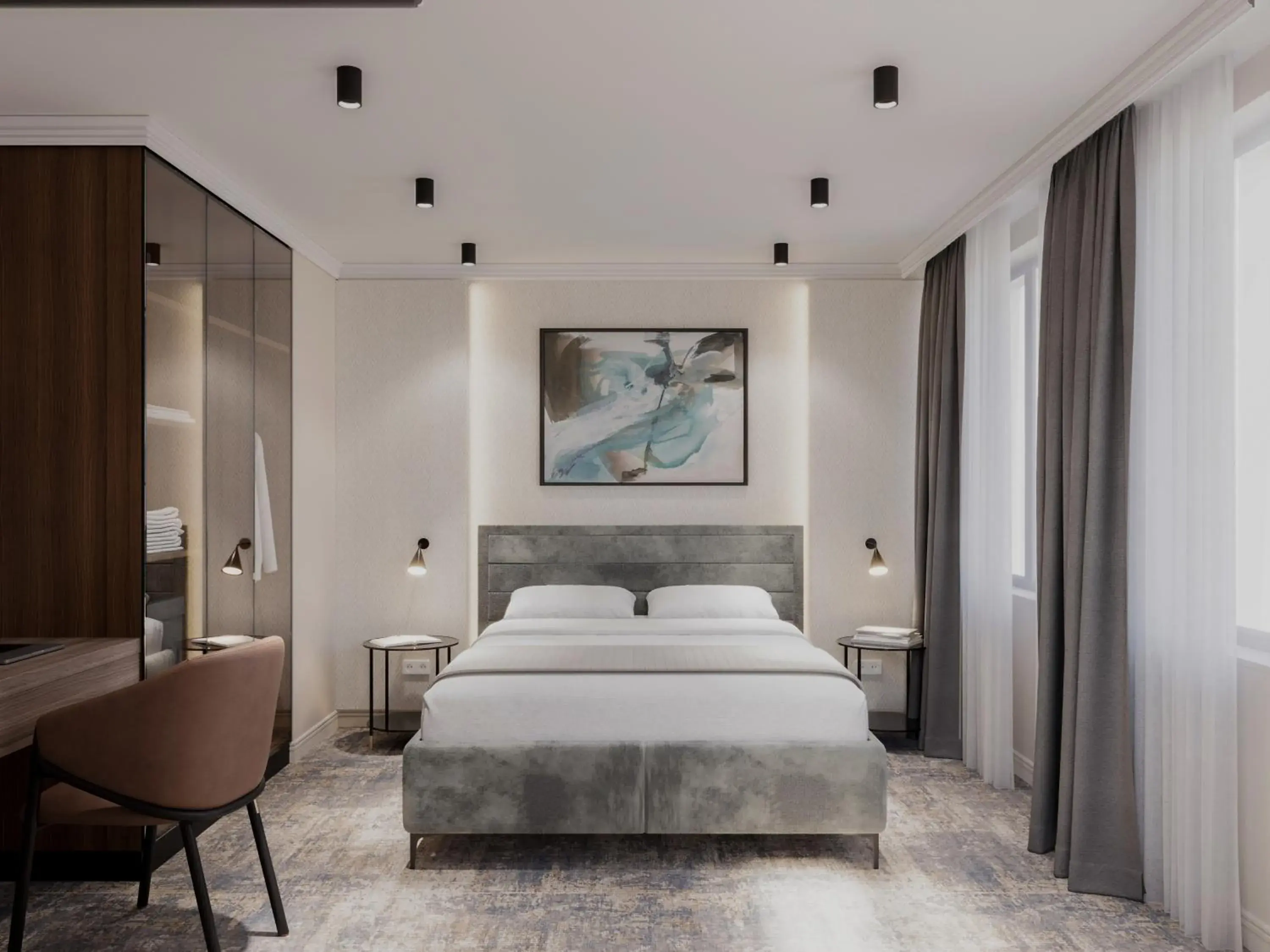 Bed in Black Gallo Residences Bed in Black Gallo Residences