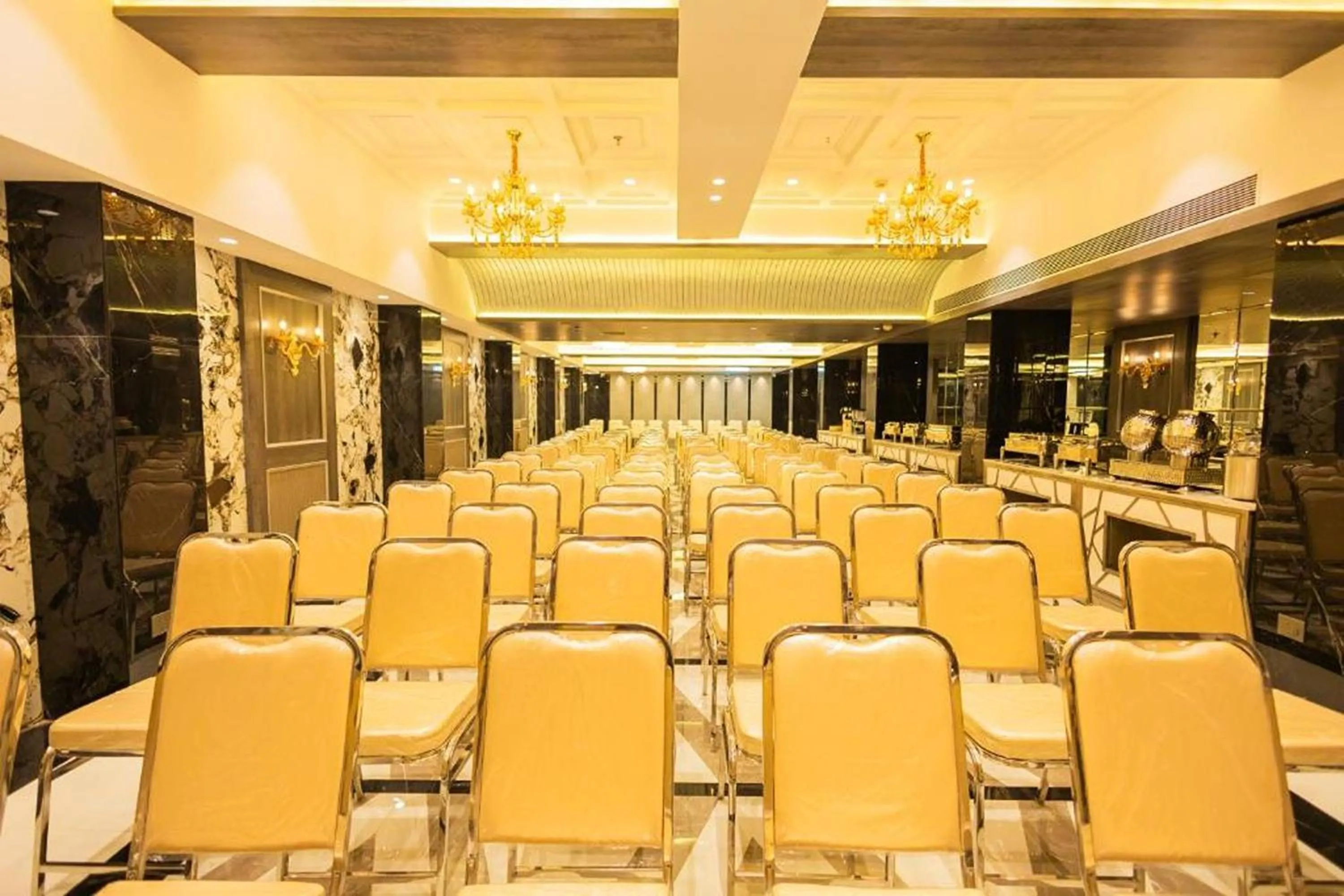 Seating area in Shera Hotels & Banquets