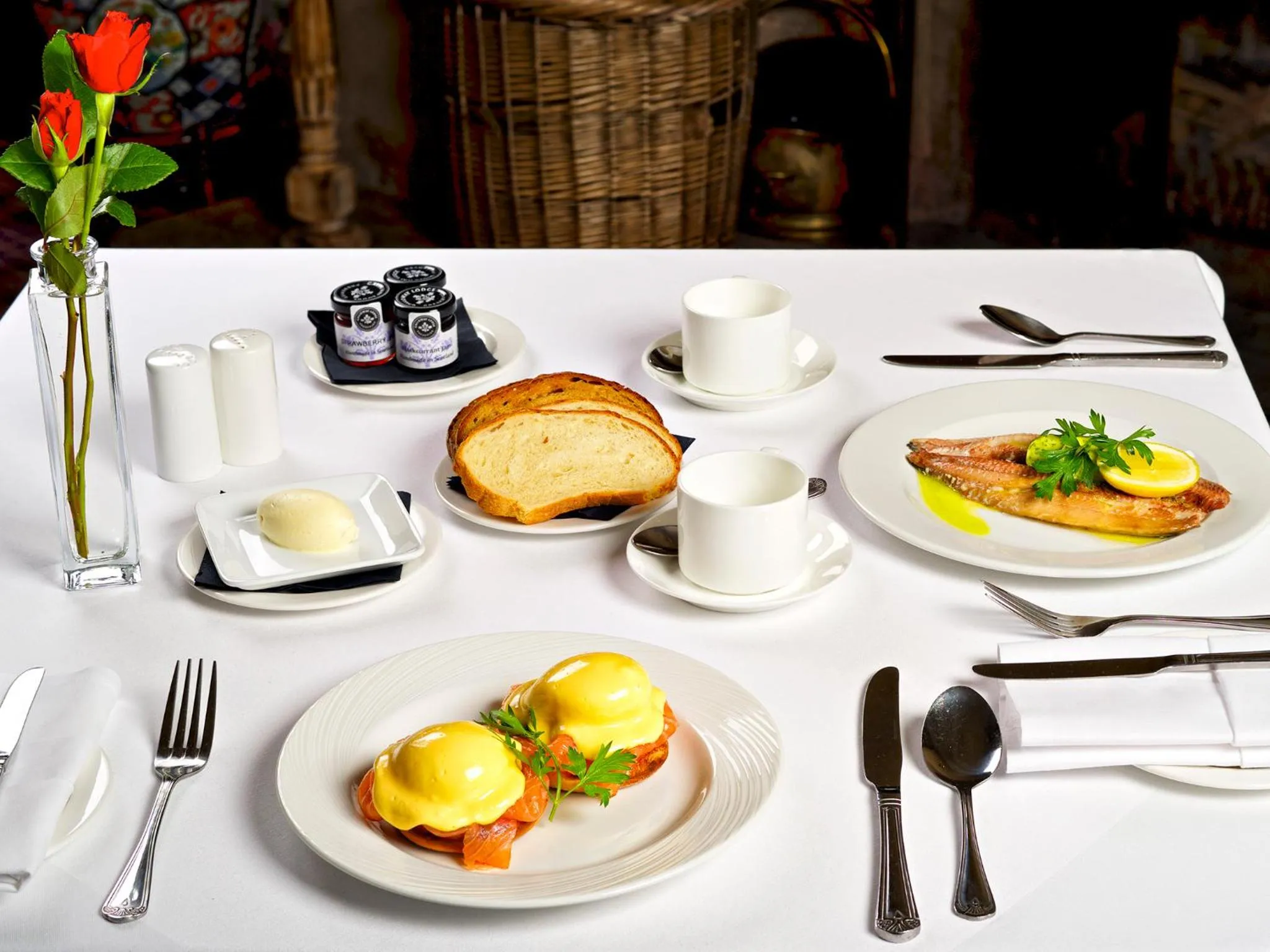 Food and drinks in Kincraig Castle Hotel