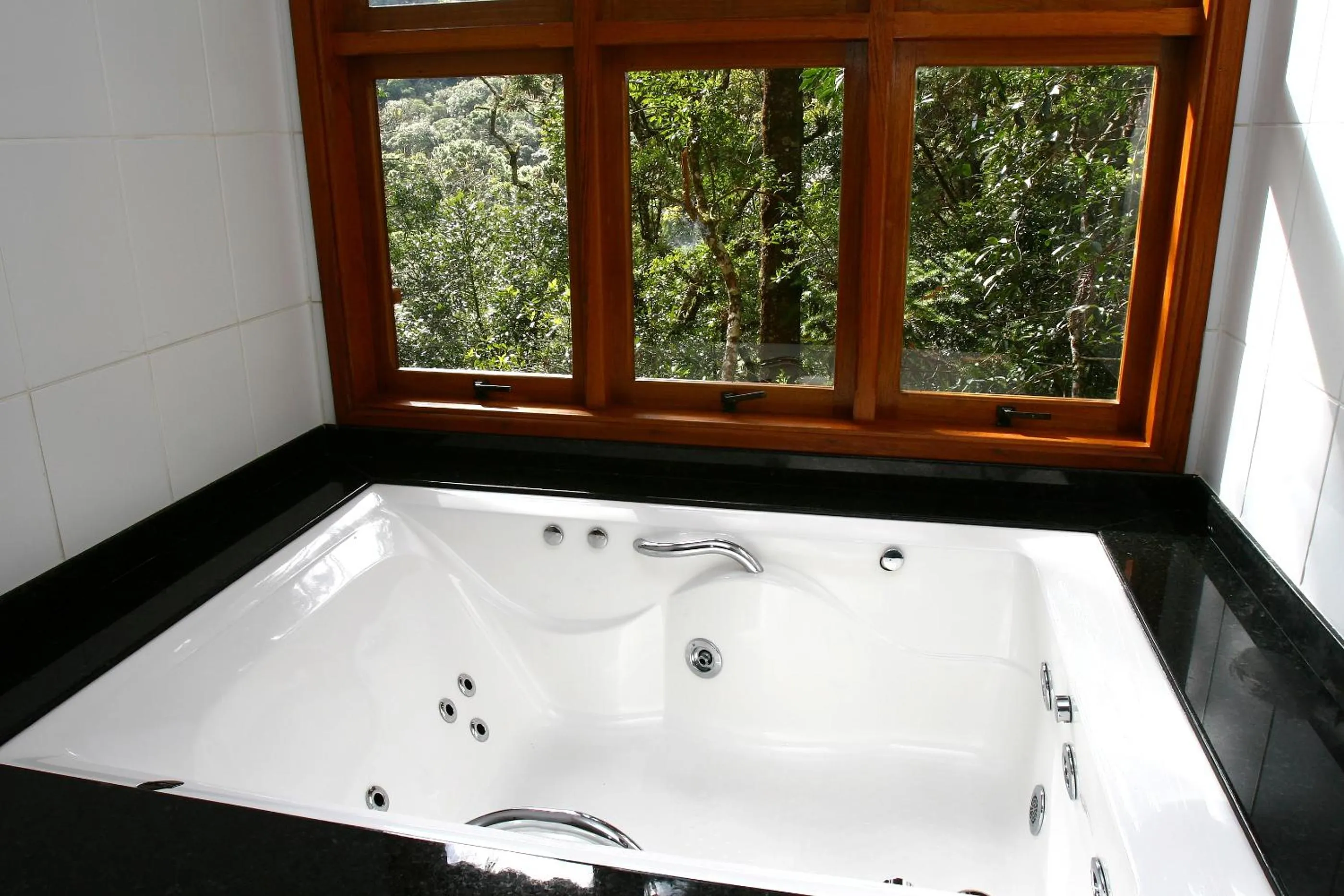 Bathroom in Pousada Chalé da Floresta