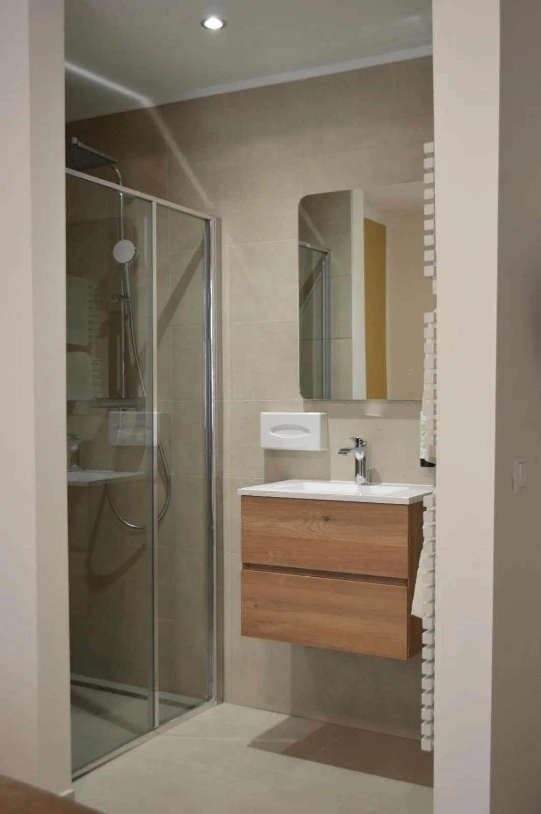 Shower in Hotel Ehnen La Moselle Luxembourg
